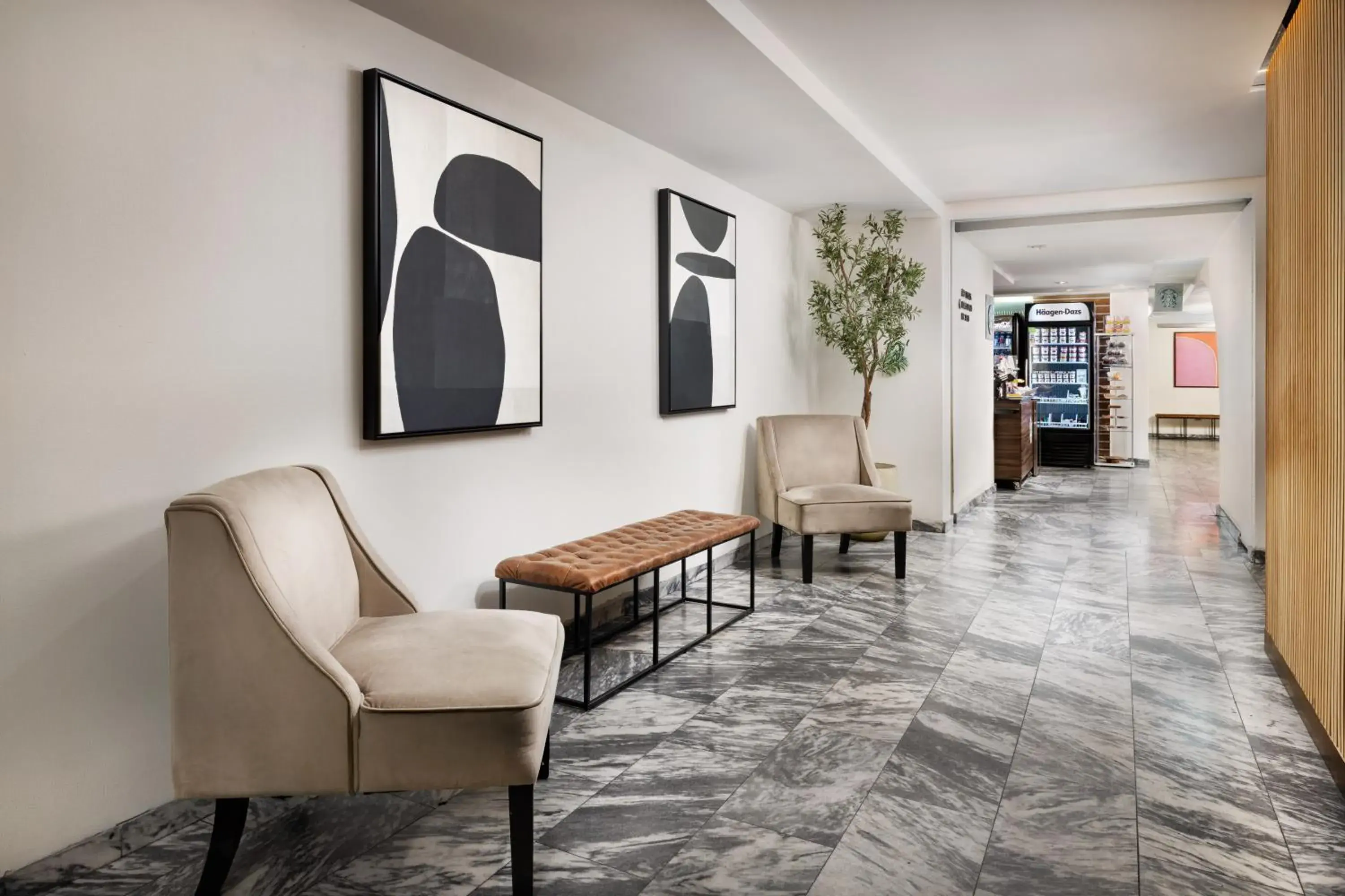 Lobby or reception in The Shoreham Lobby or reception in The Shoreham