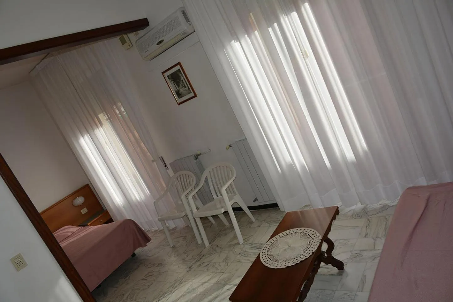 Bed in Hotel Valentino