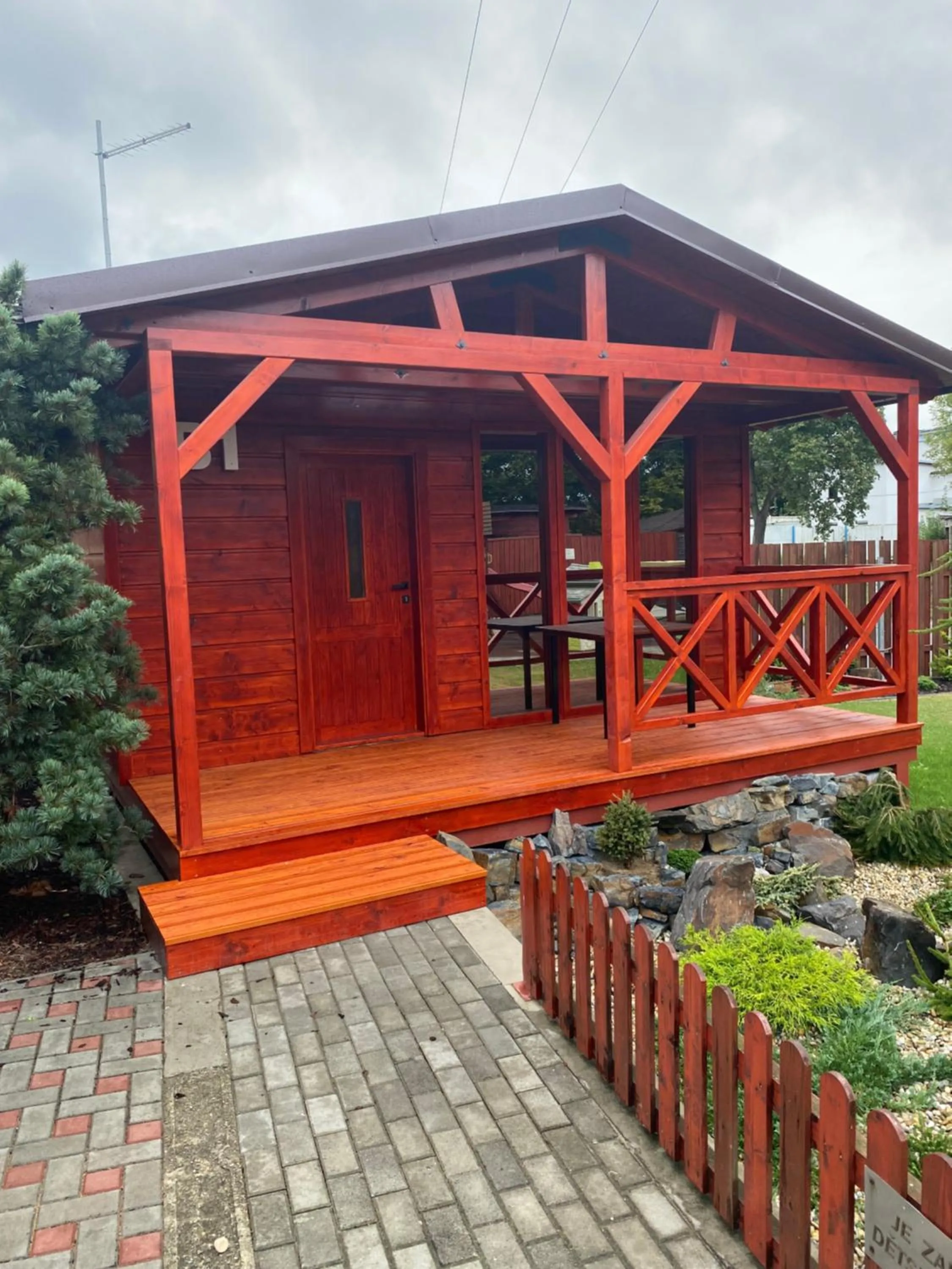 Garden view in Třebovický mlýn