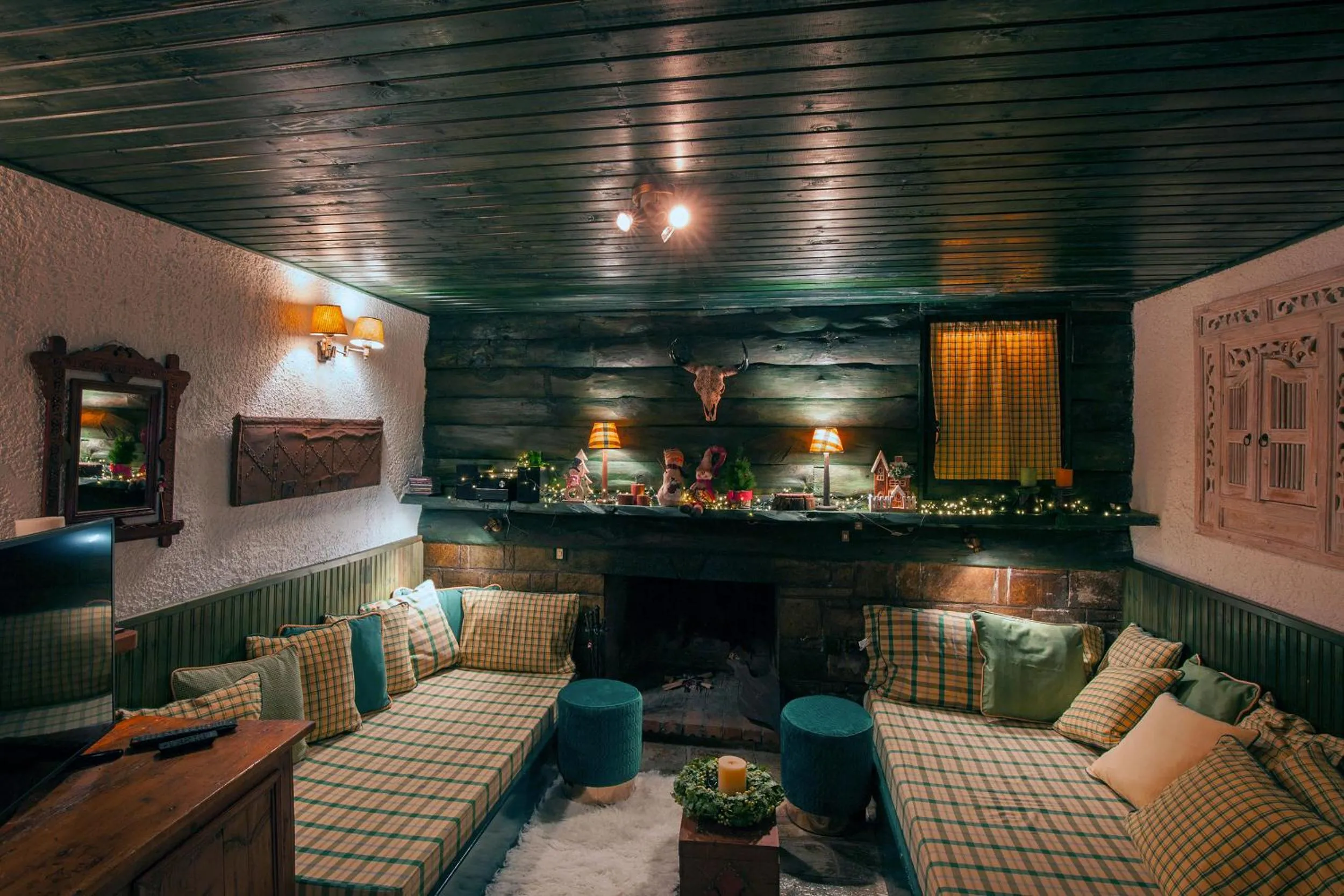 Dandy Villas Agoriani - Chalet Ivoni - Fireplace