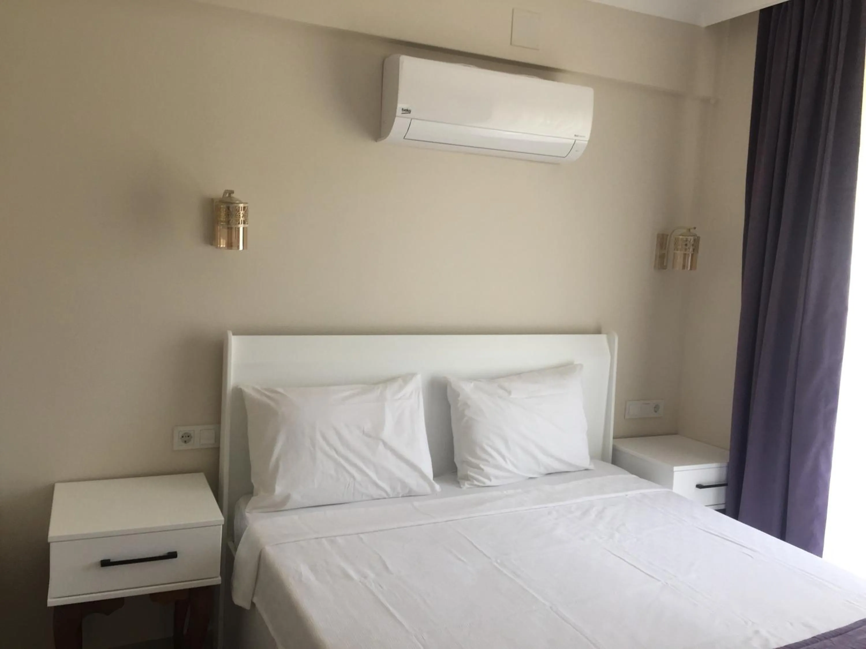 Bed in Vespera hotel