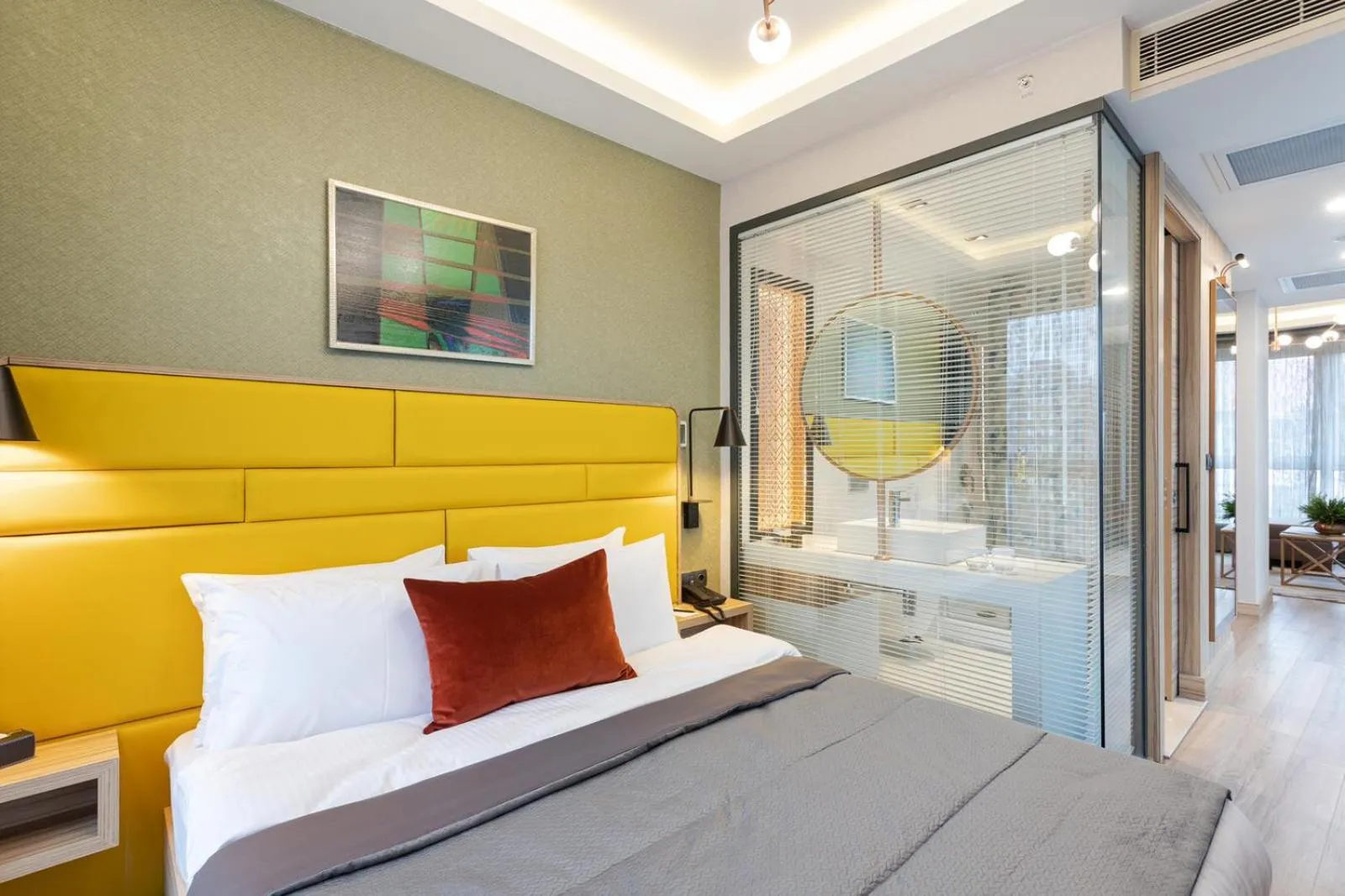 Bed in ROX Hotel Ankara