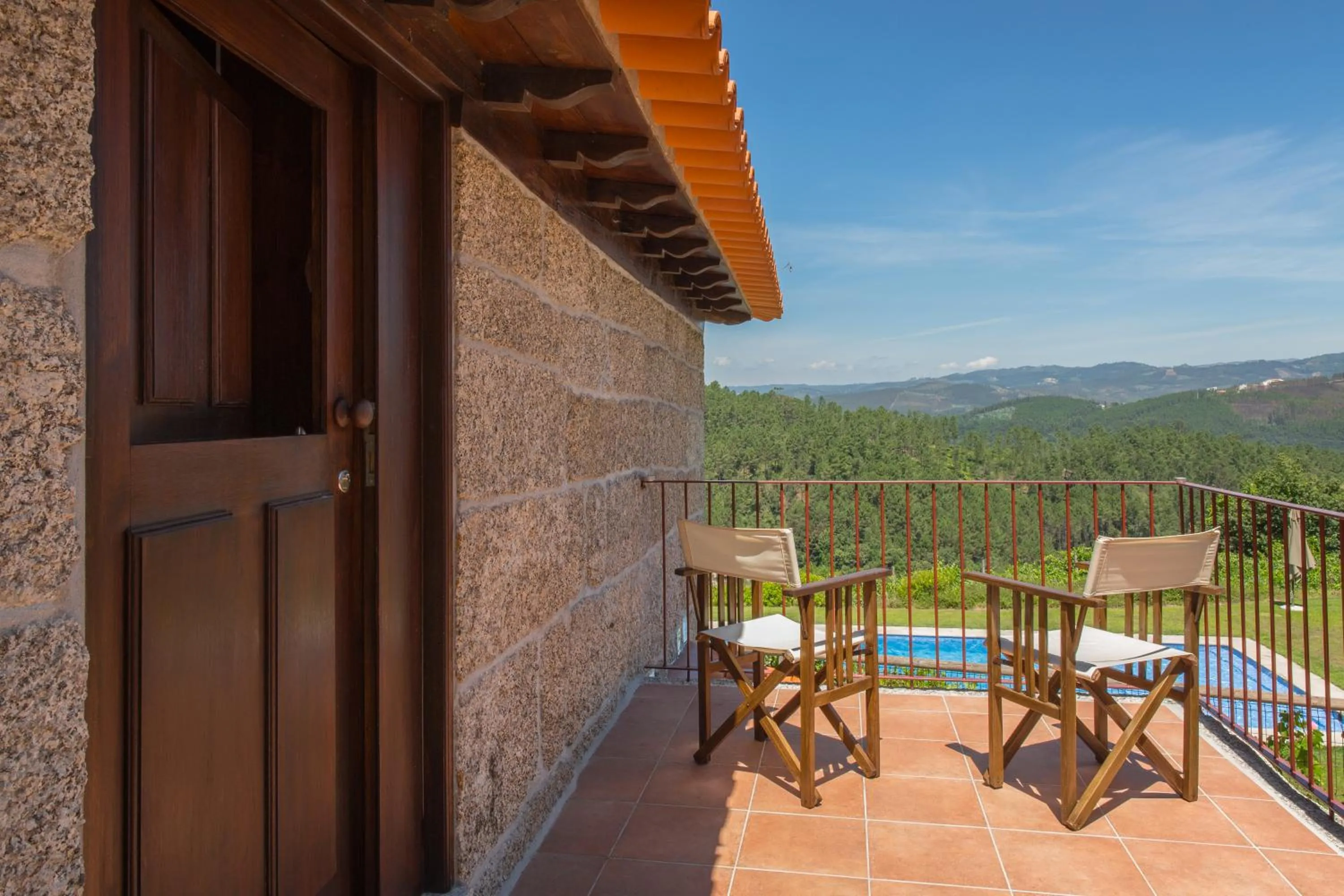Balcony/Terrace in Quinta da Pousadela - Agroturismo
