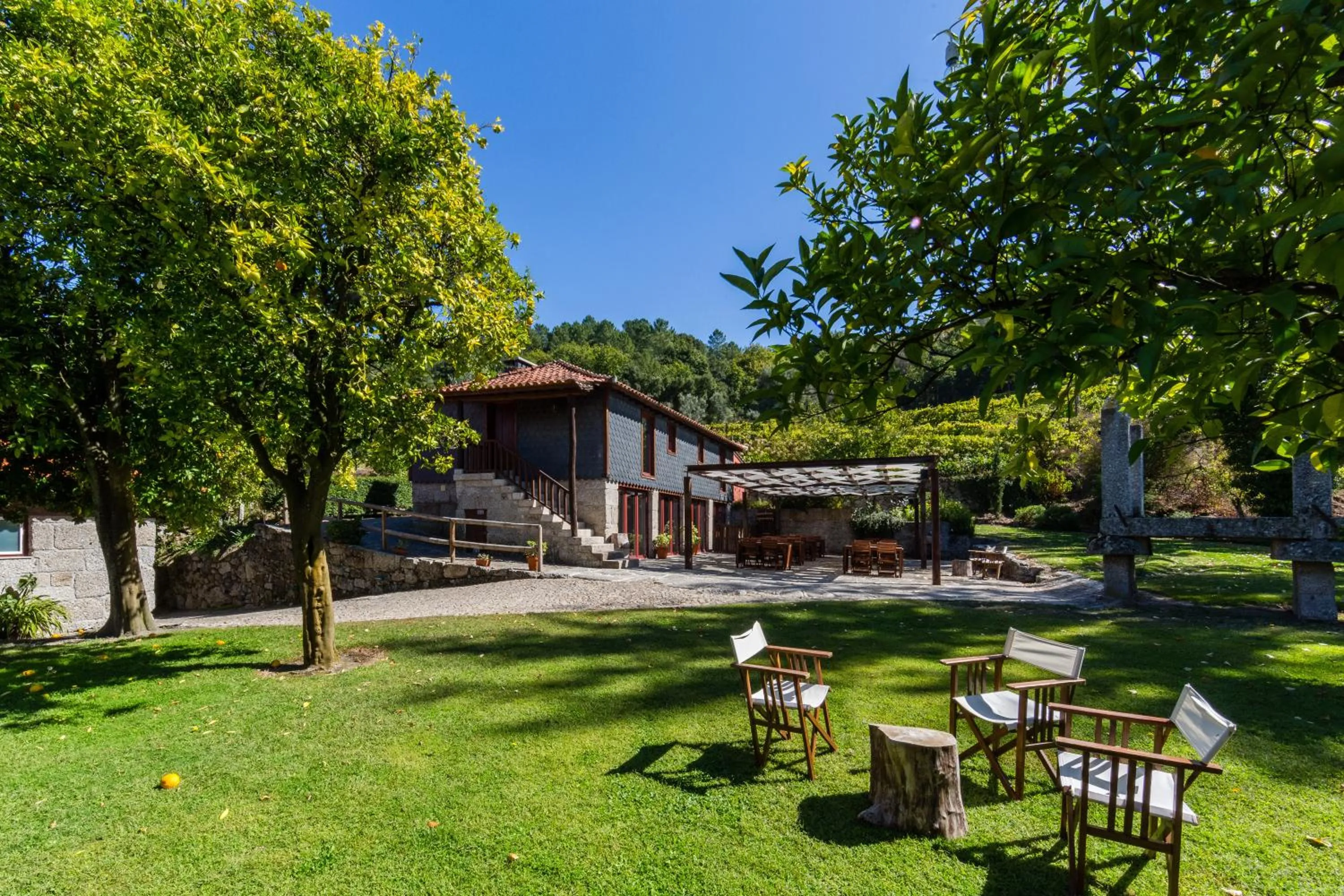 Garden view in Quinta da Pousadela - Agroturismo