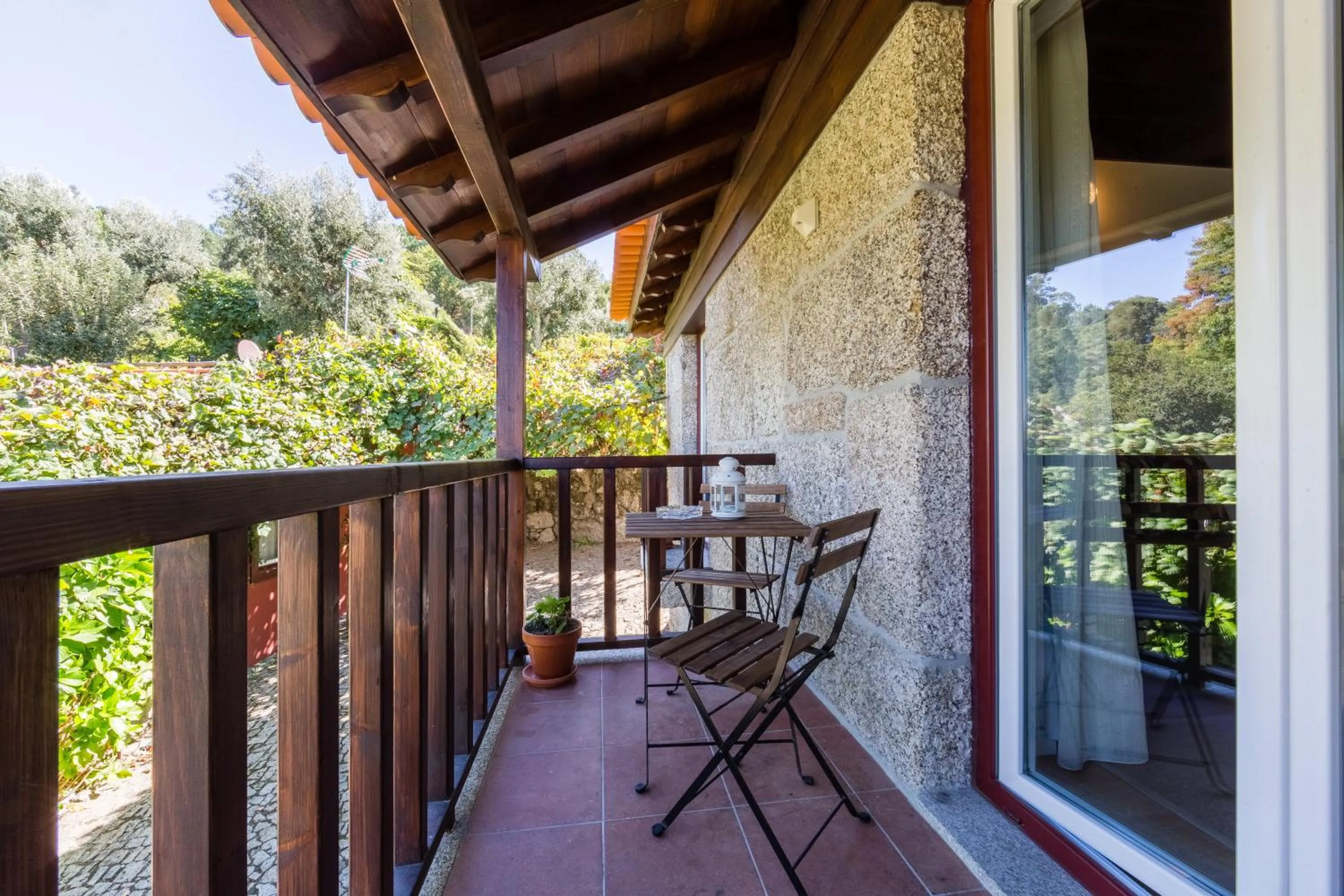 Balcony/Terrace in Quinta da Pousadela - Agroturismo