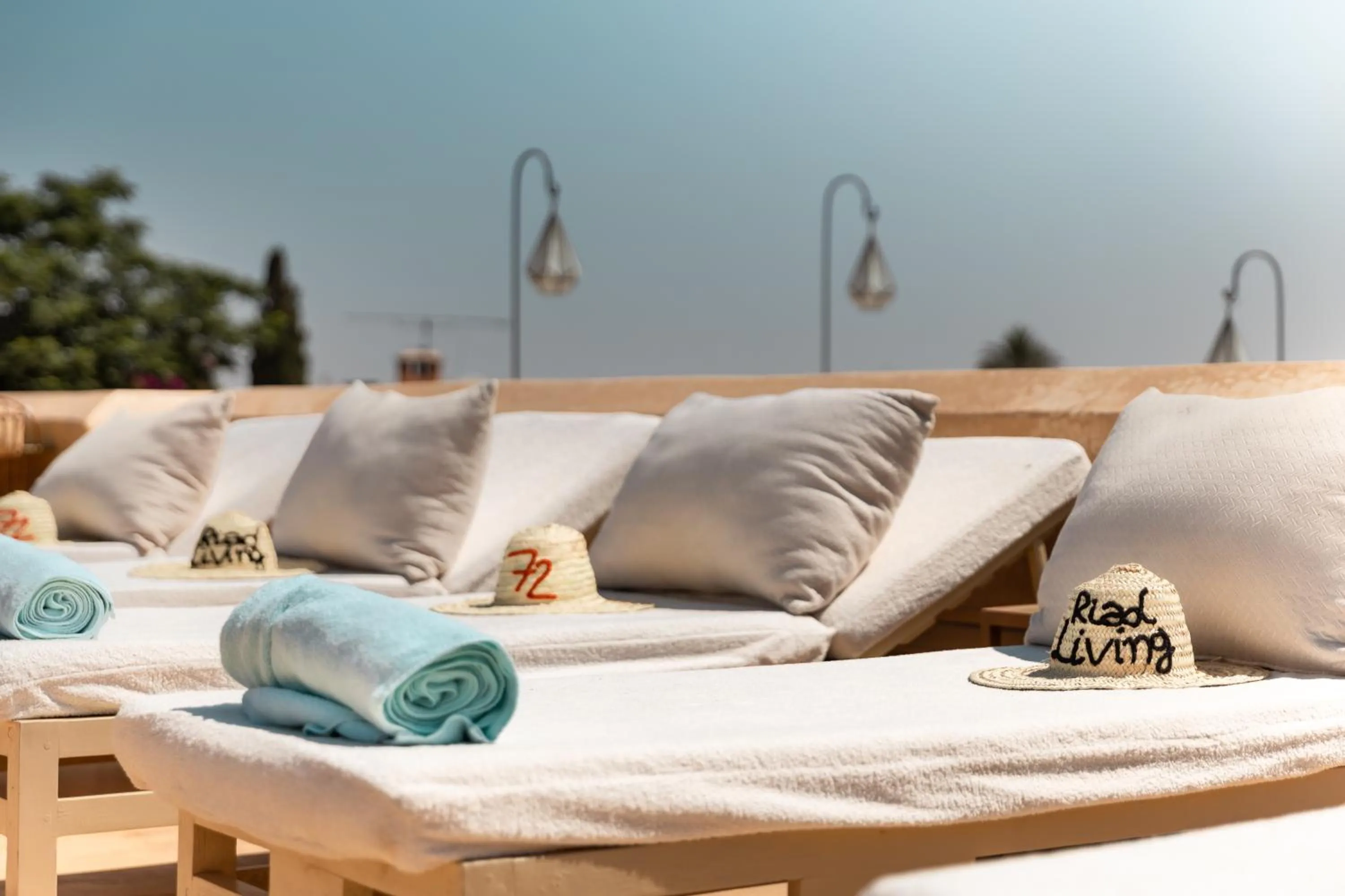 sunbed in 72 Hotel & Spa