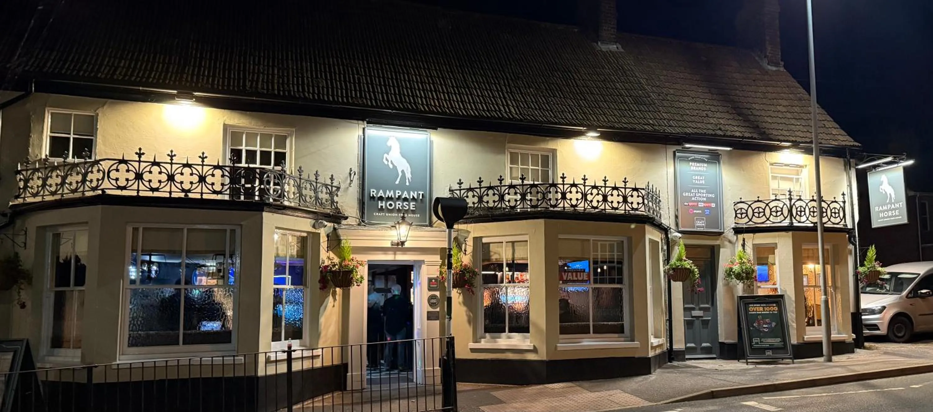 Property building in The Rampant Horse Public House