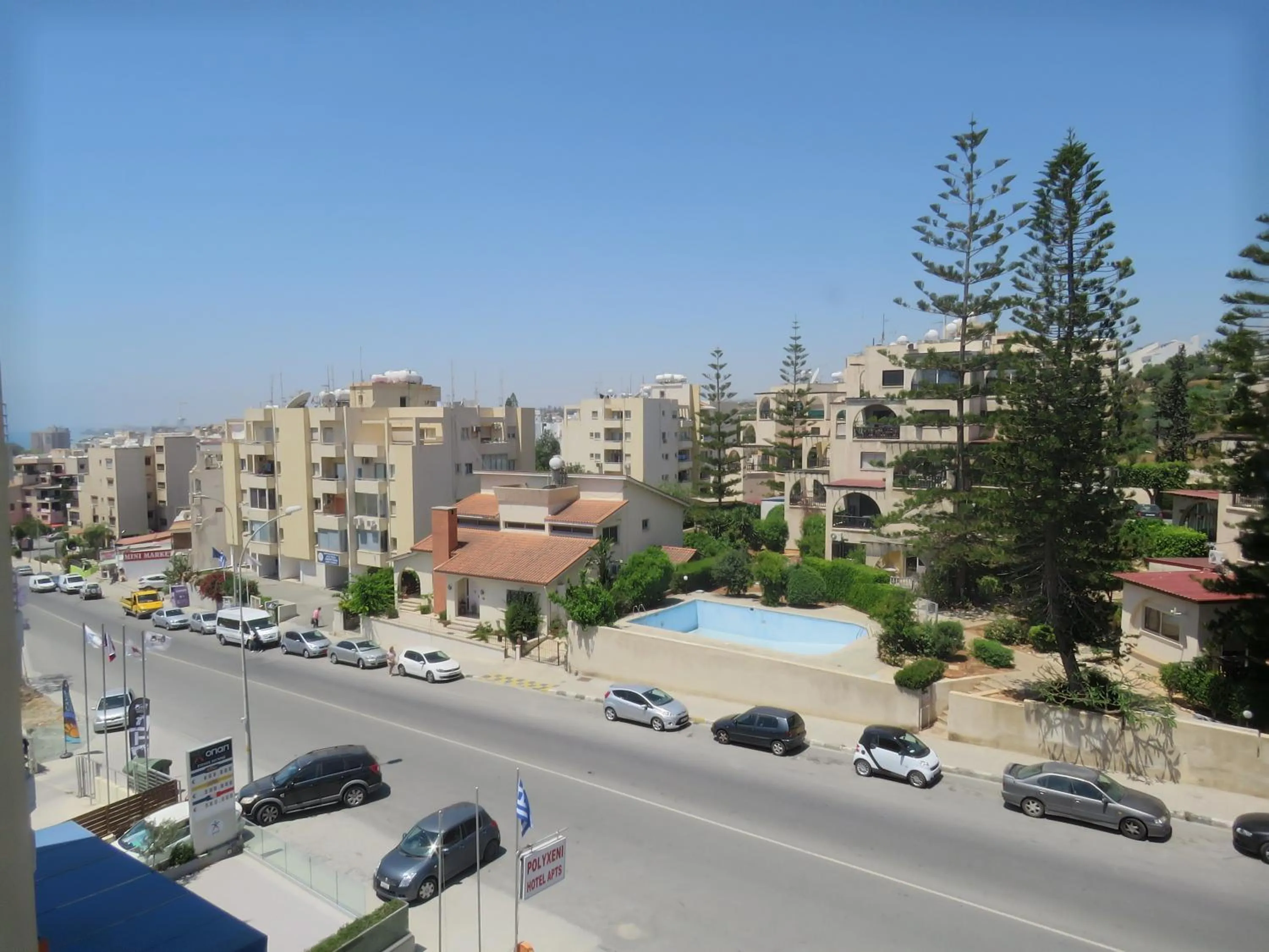 Balcony/Terrace in Polyxeni Hotel Apartments