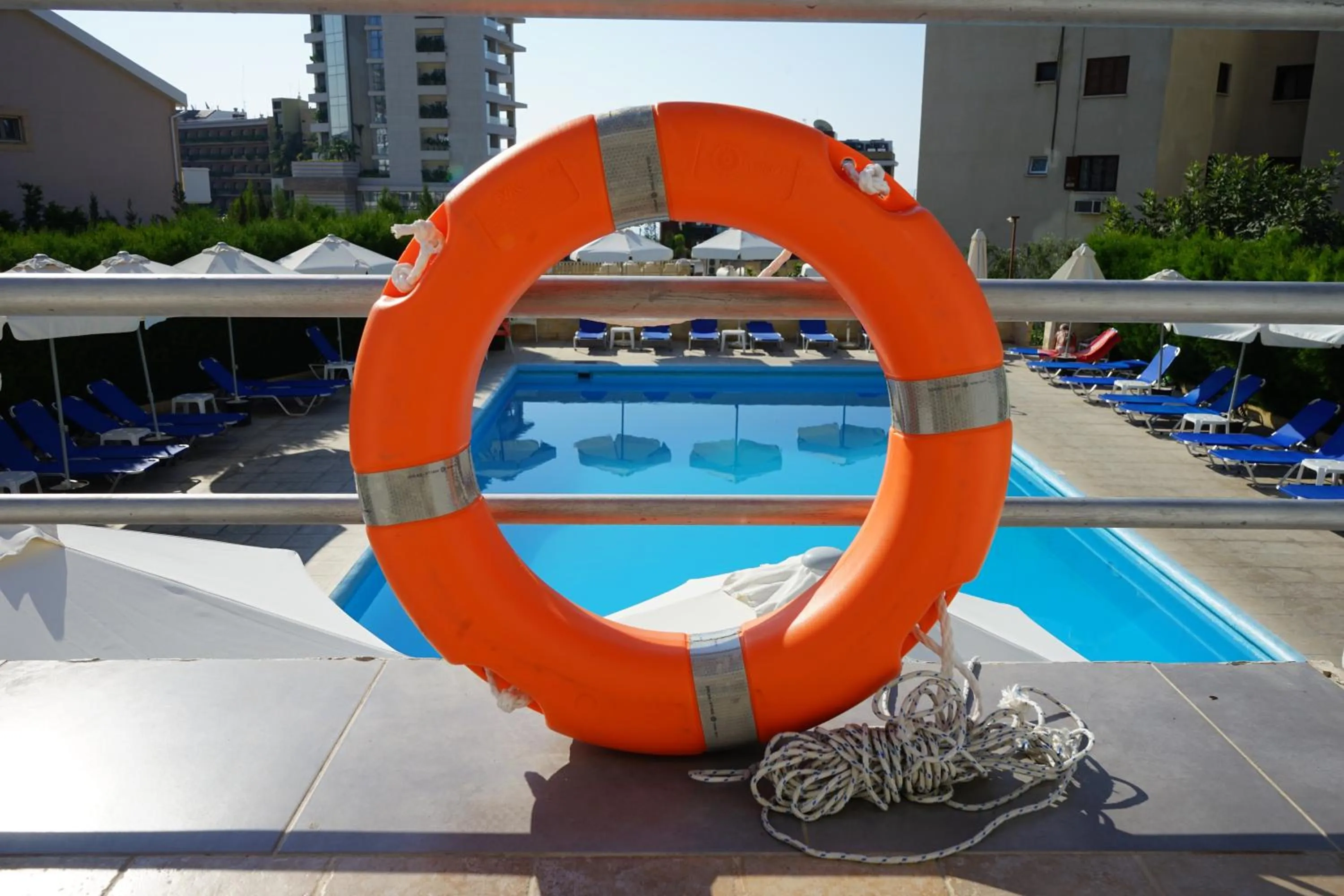 Pool view in Polyxeni Hotel Apartments