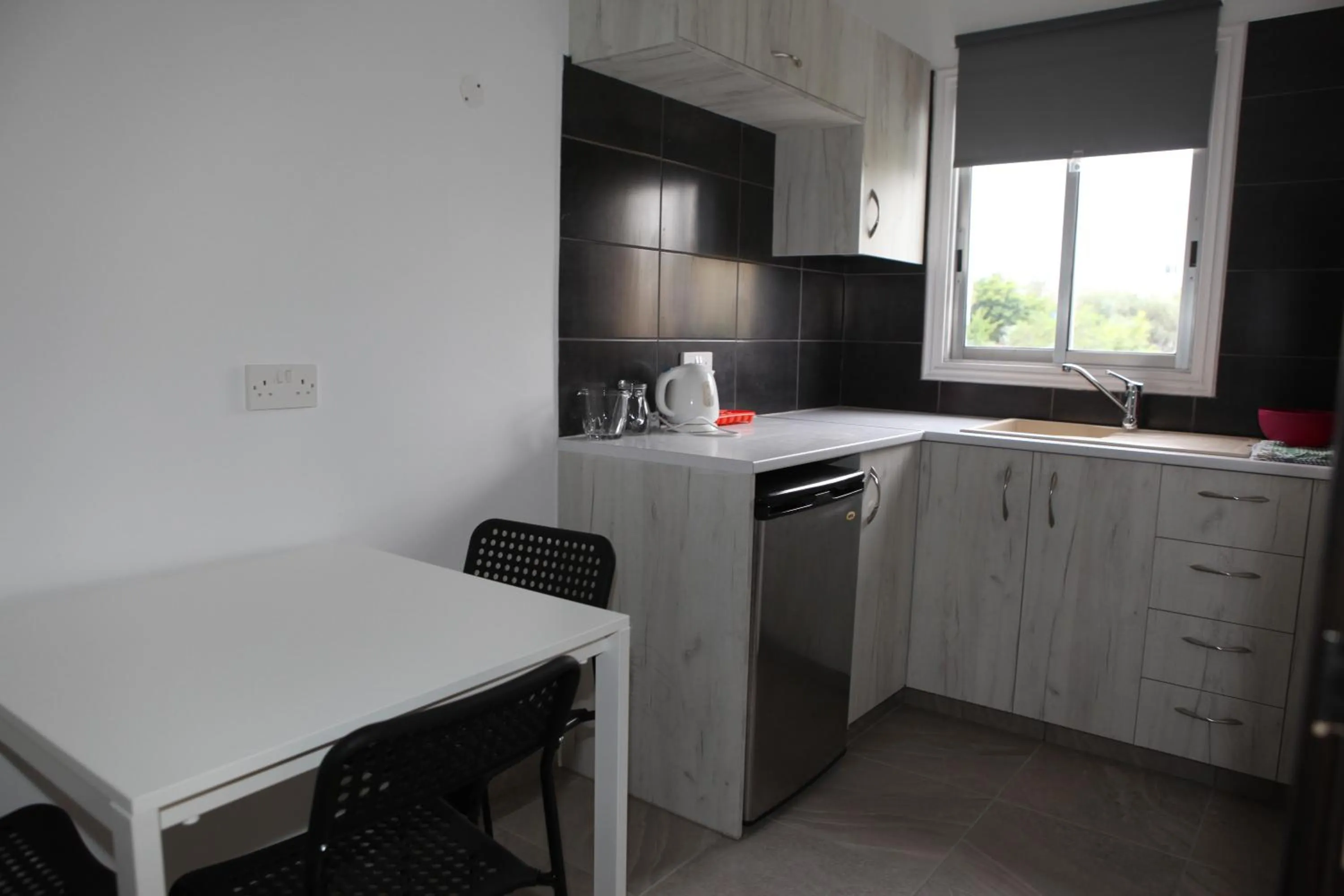 Kitchen or kitchenette in Polyxeni Hotel Apartments