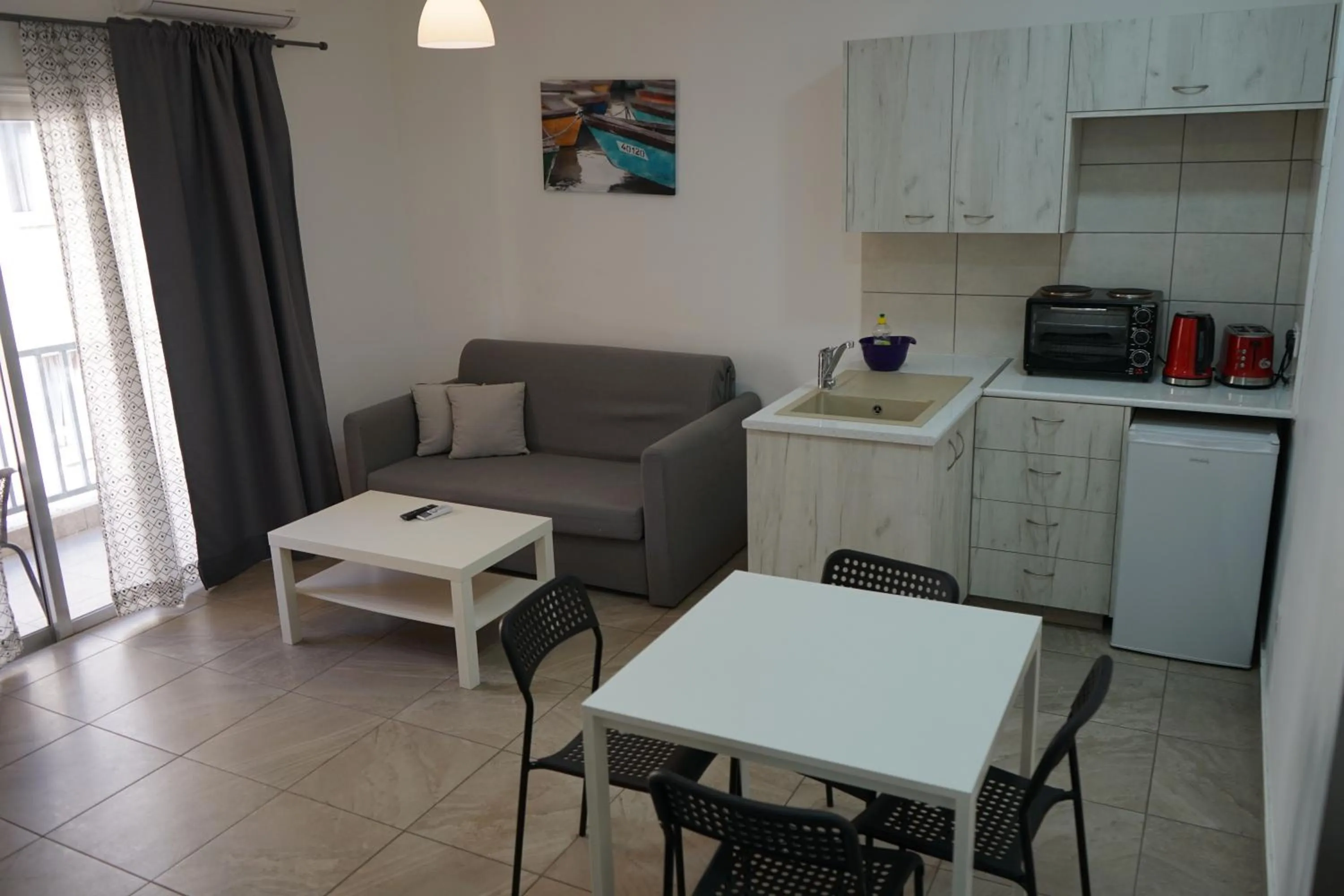 Living room in Polyxeni Hotel Apartments