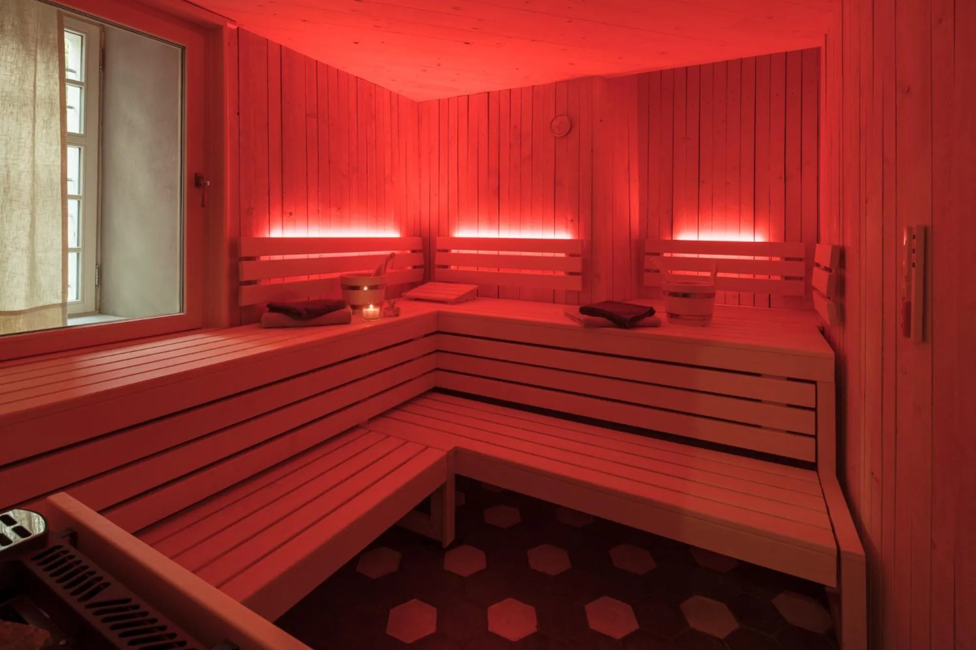 Sauna in Schloss Prossen