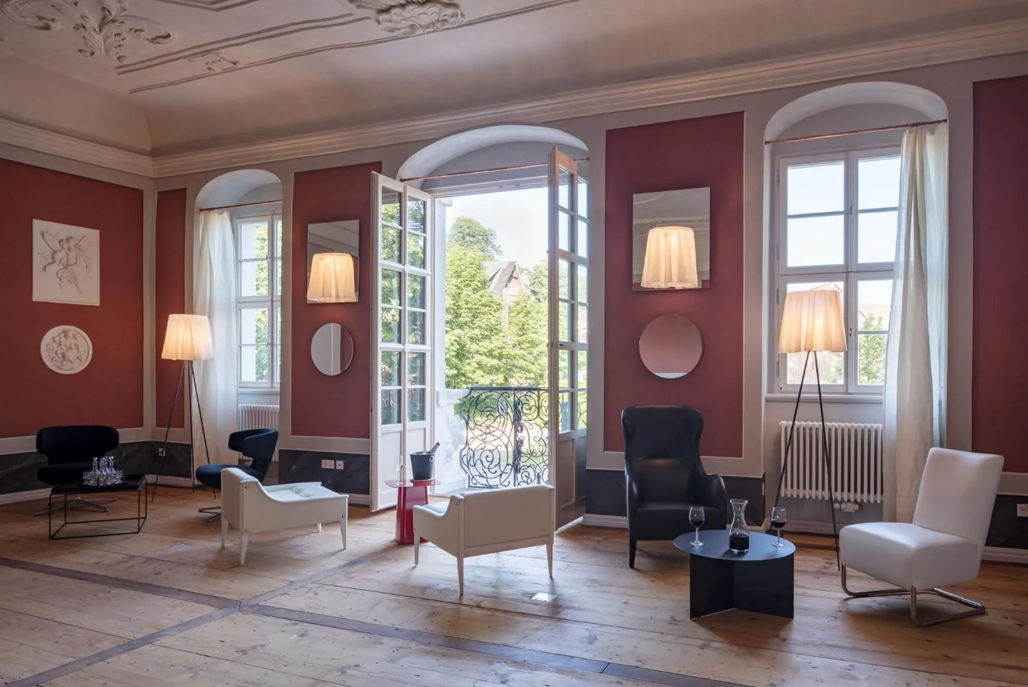 Lounge or bar in Schloss Prossen