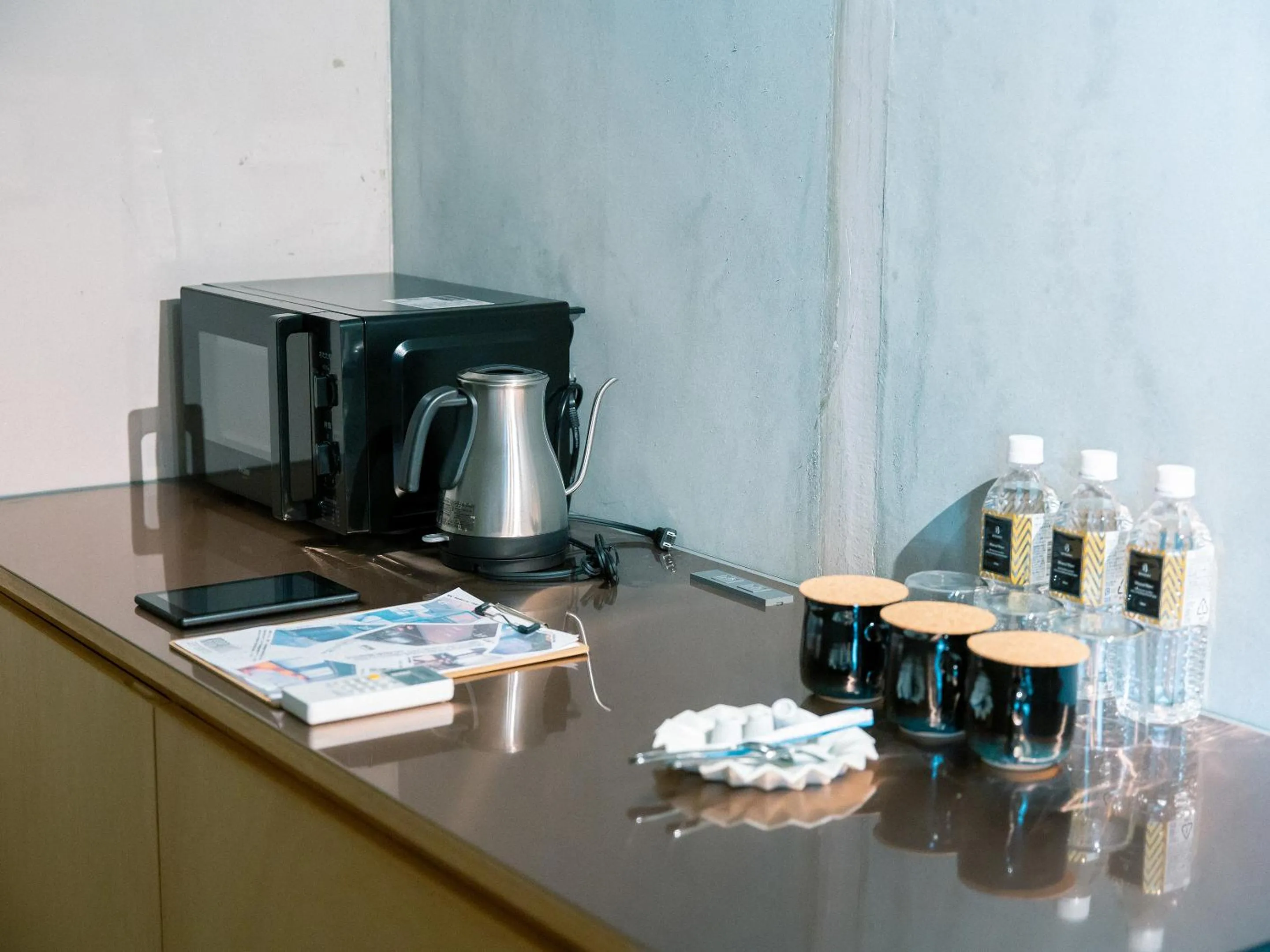 Kitchen or kitchenette in Kagan Hotel & Hostel