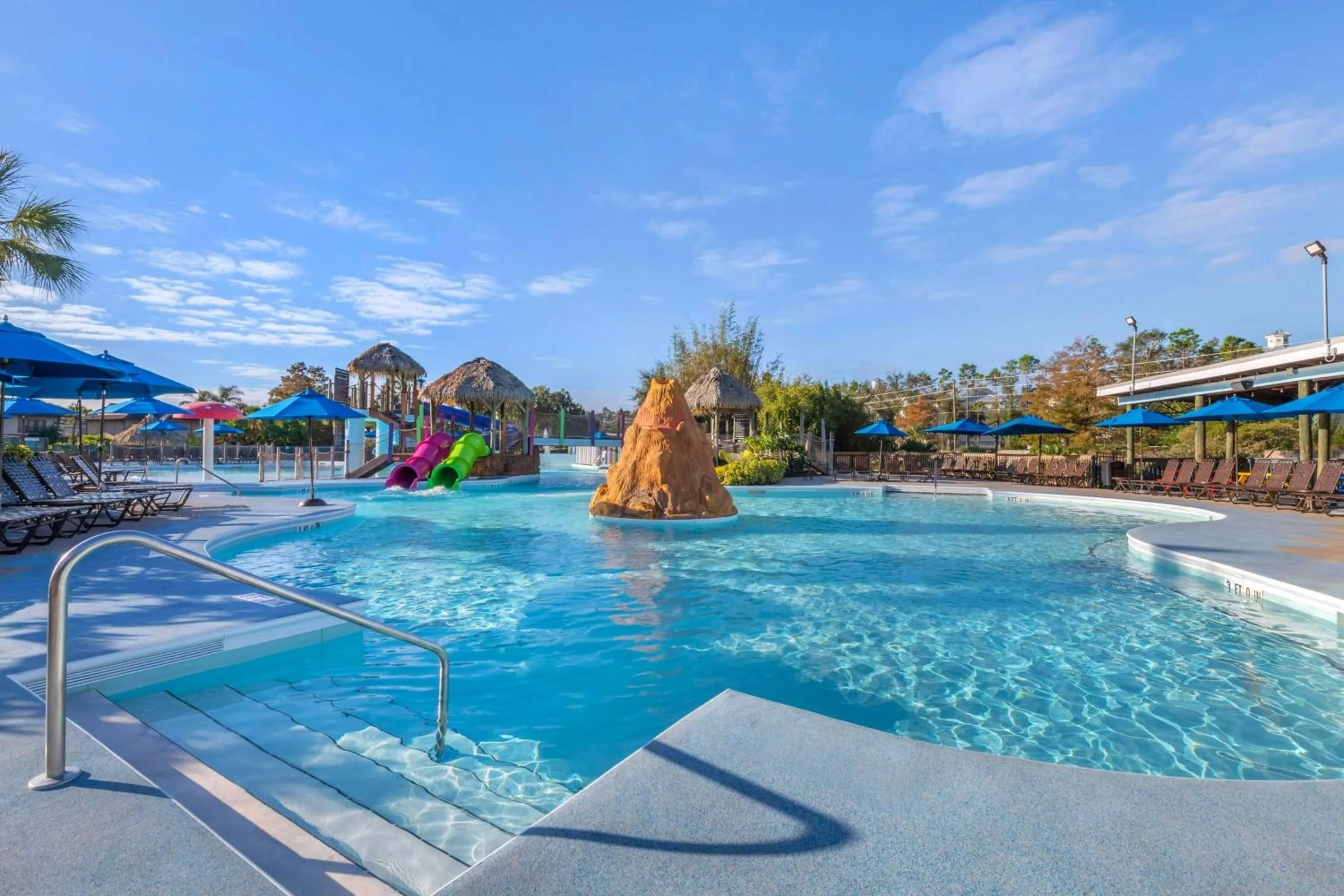 Pool view in Hilton Vacation Club Aqua Sol Orlando West