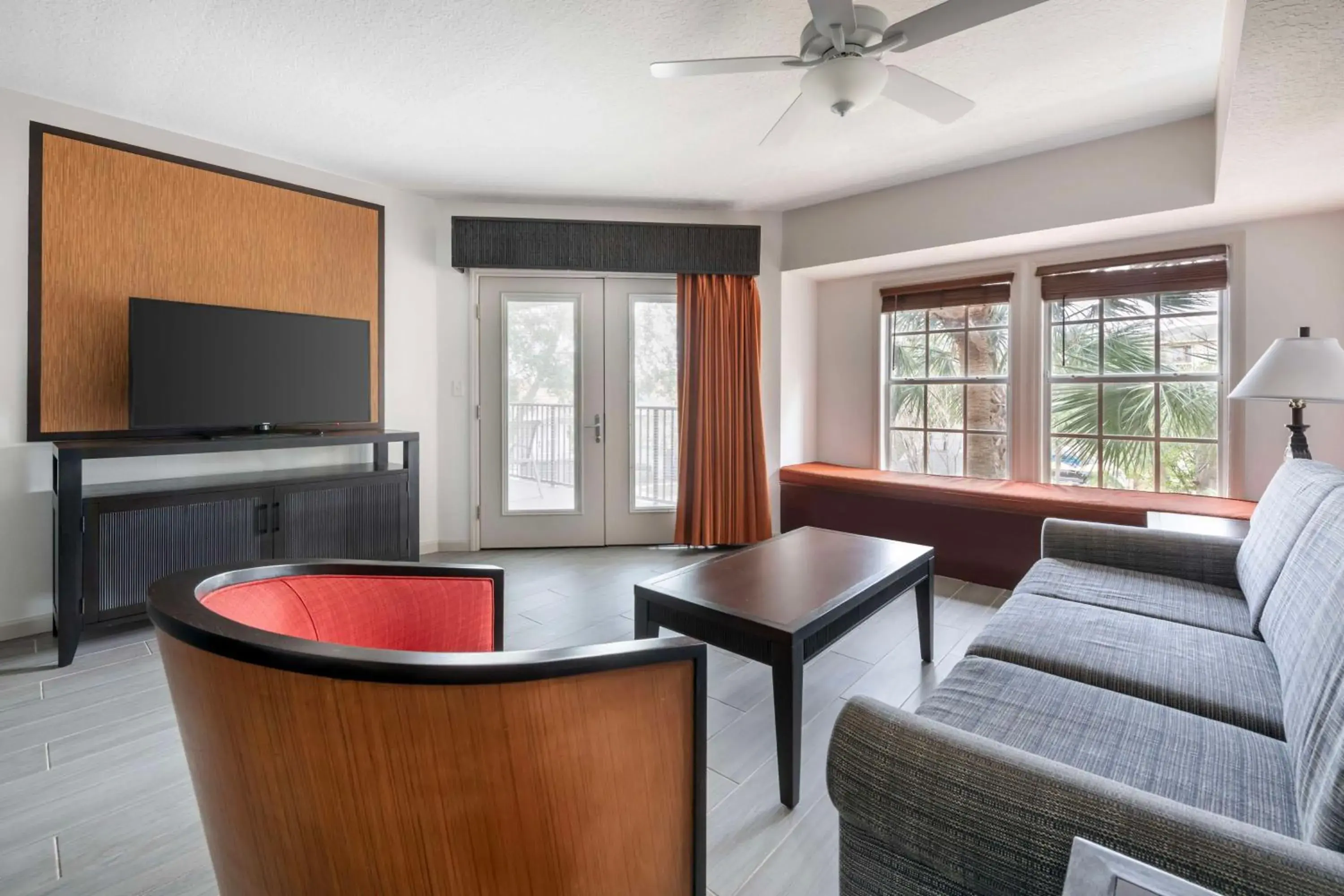 Living room in Hilton Vacation Club Aqua Sol Orlando West Living room in Hilton Vacation Club Aqua Sol Orlando West