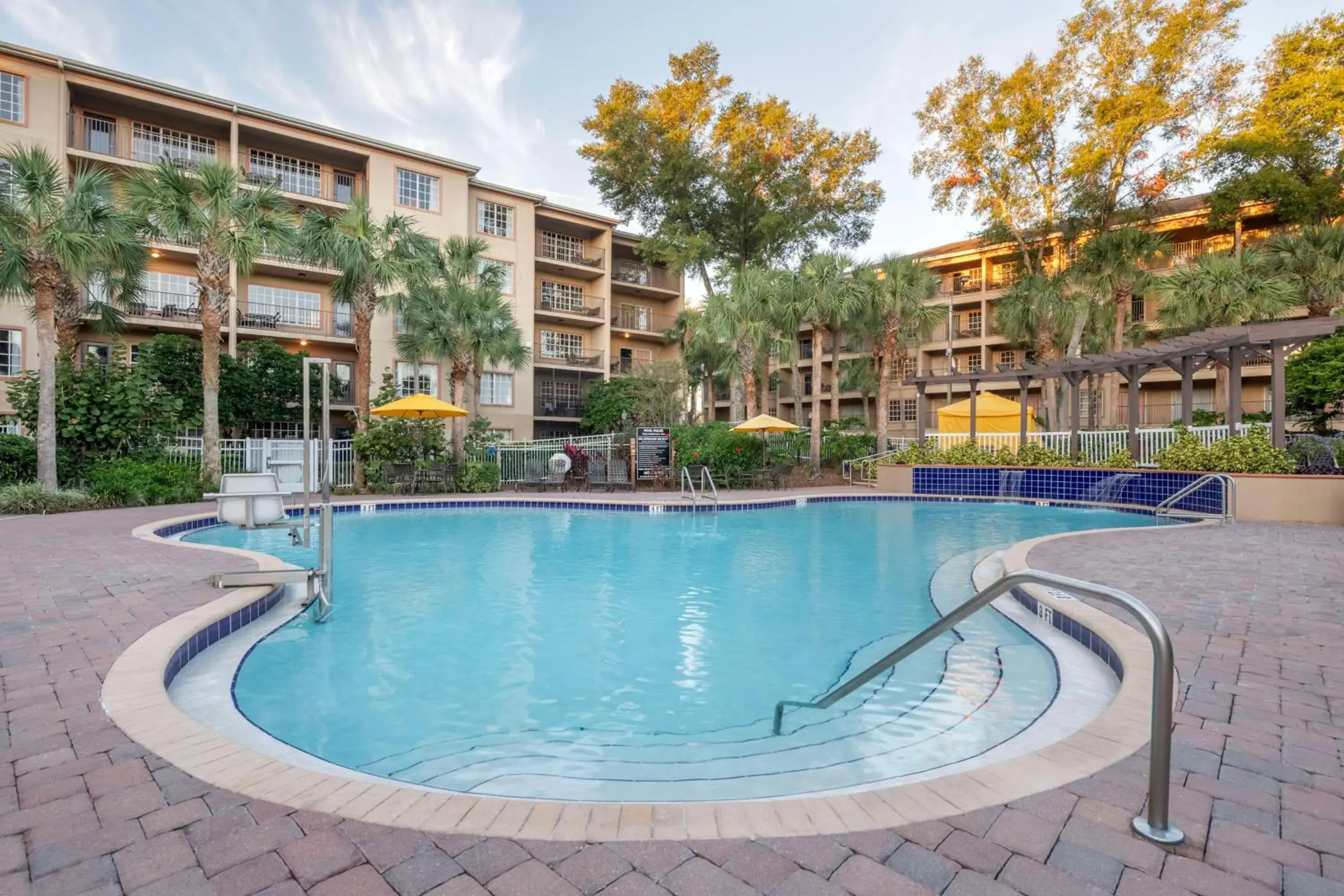 Pool view in Hilton Vacation Club Aqua Sol Orlando West Pool view in Hilton Vacation Club Aqua Sol Orlando West