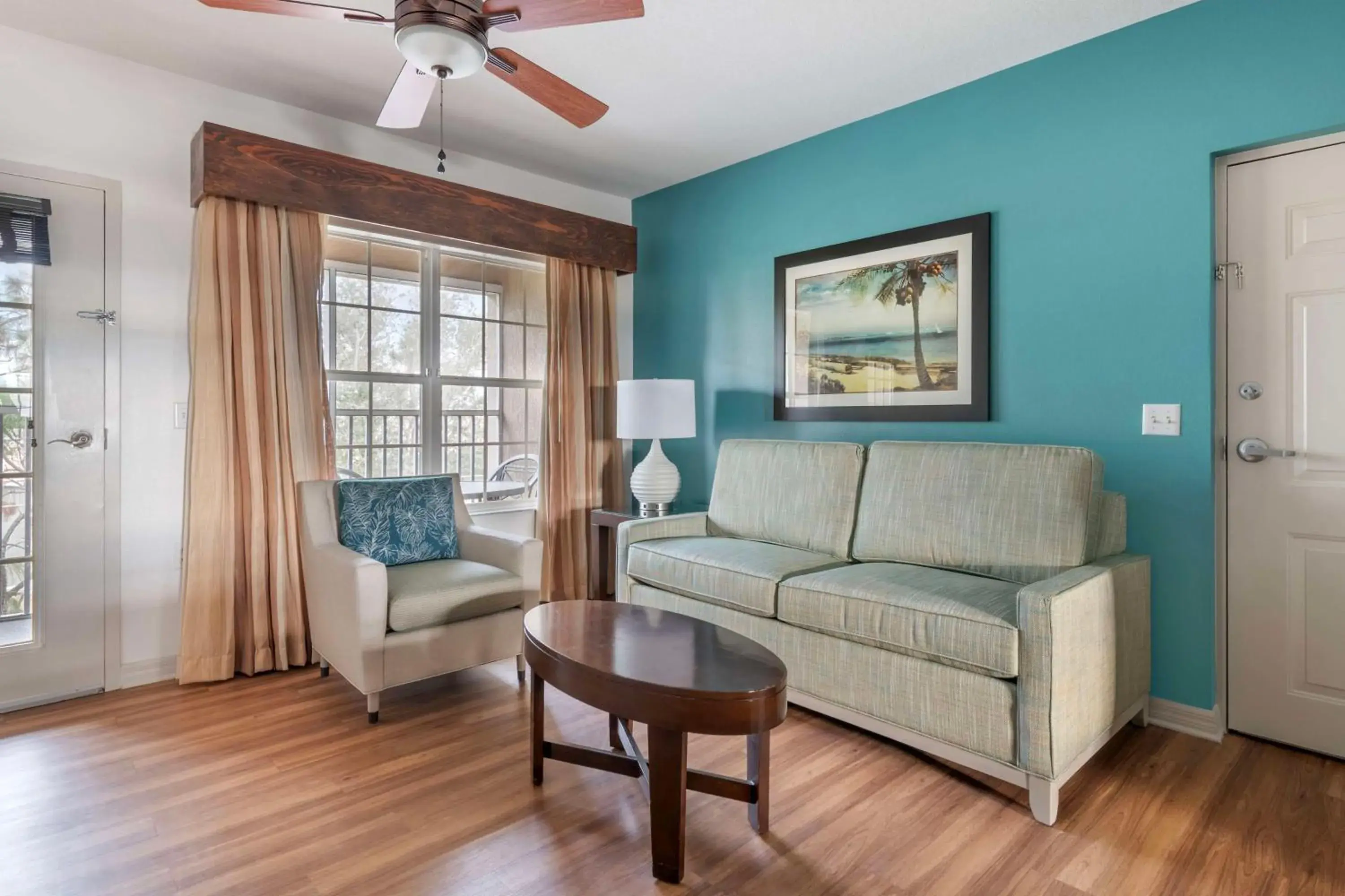 Living room in Hilton Vacation Club Aqua Sol Orlando West Living room in Hilton Vacation Club Aqua Sol Orlando West