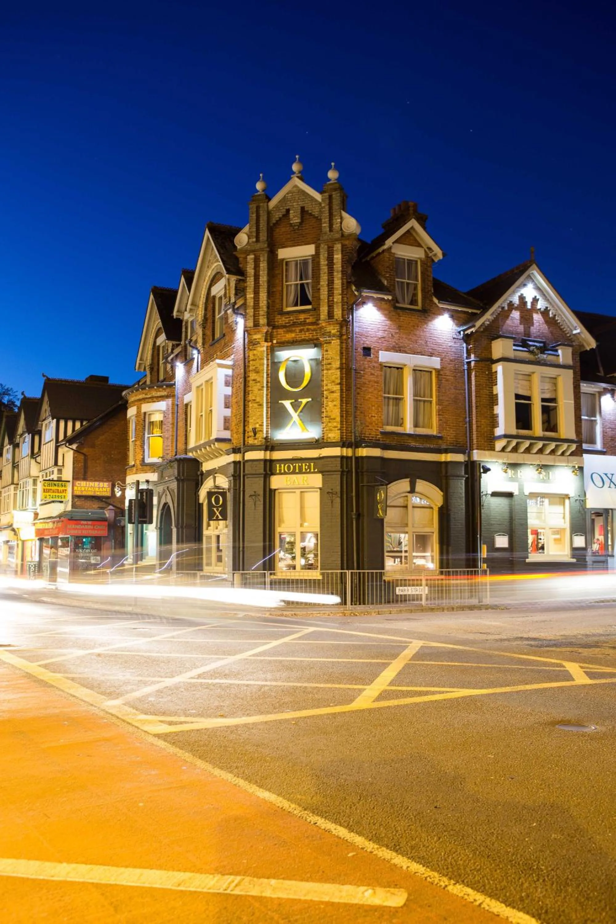 Facade/entrance in OX Hotel, Bar, & Grill