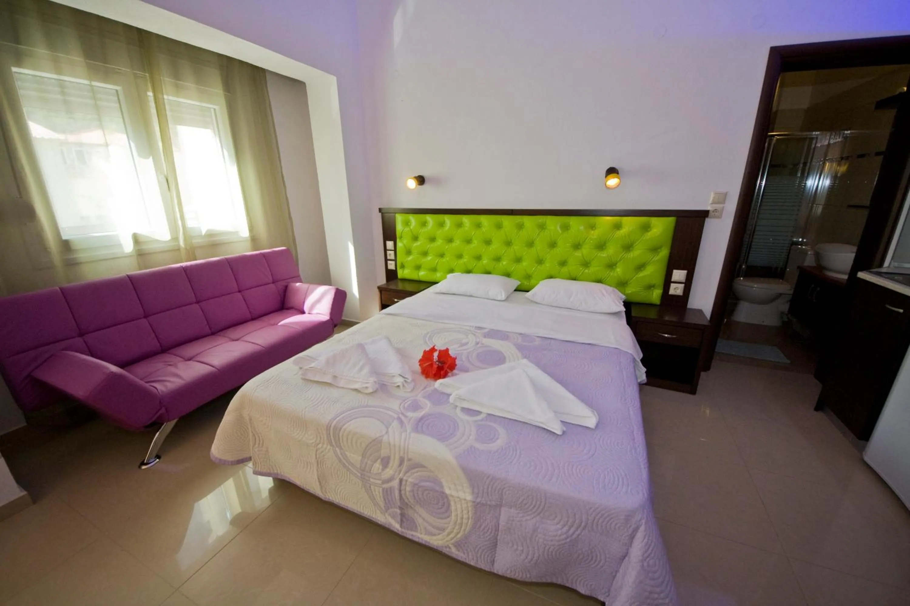 Bedroom, Bed in Blue Sea Beach Resort