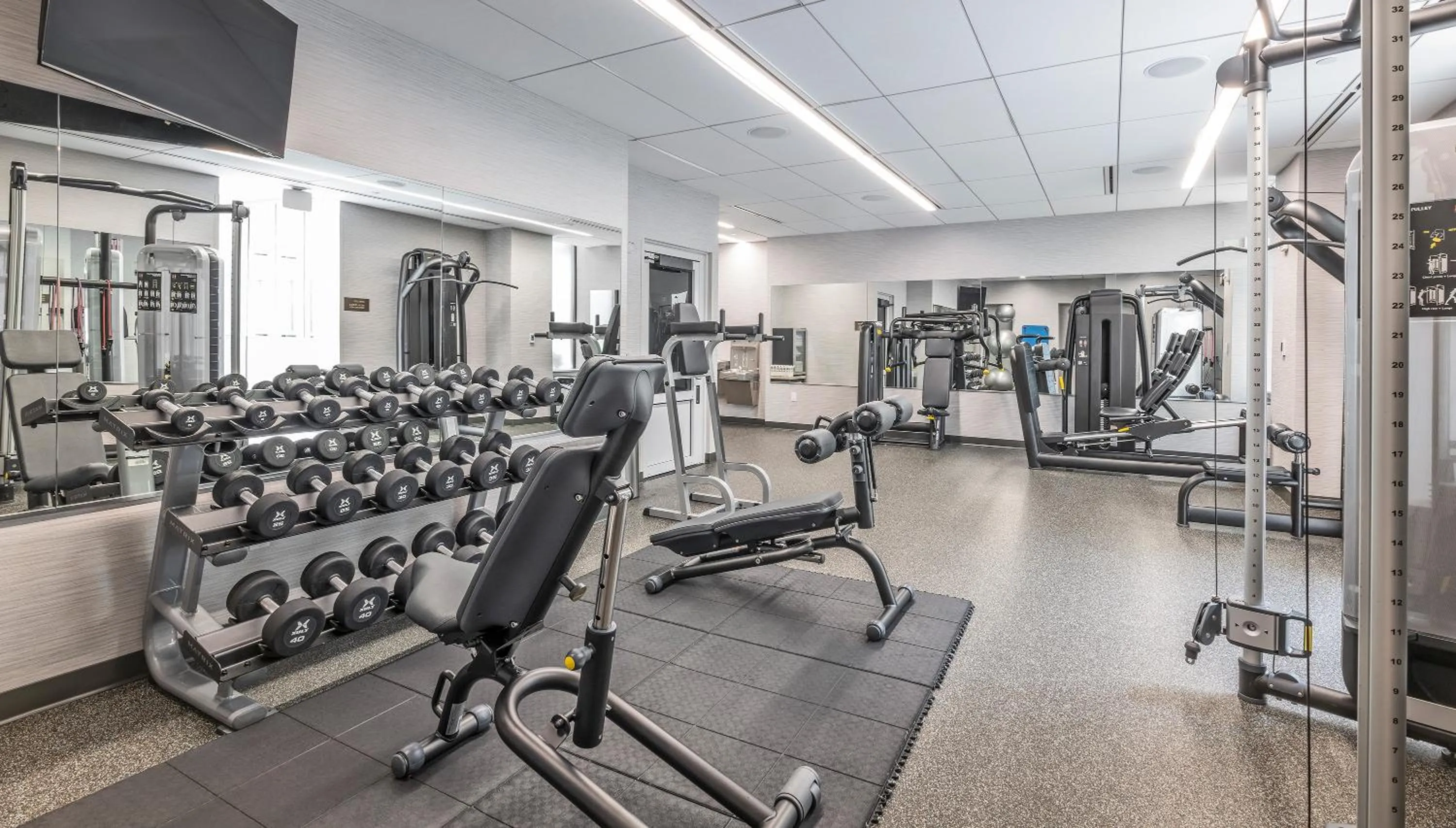 Fitness centre/facilities in The Langham, Boston
