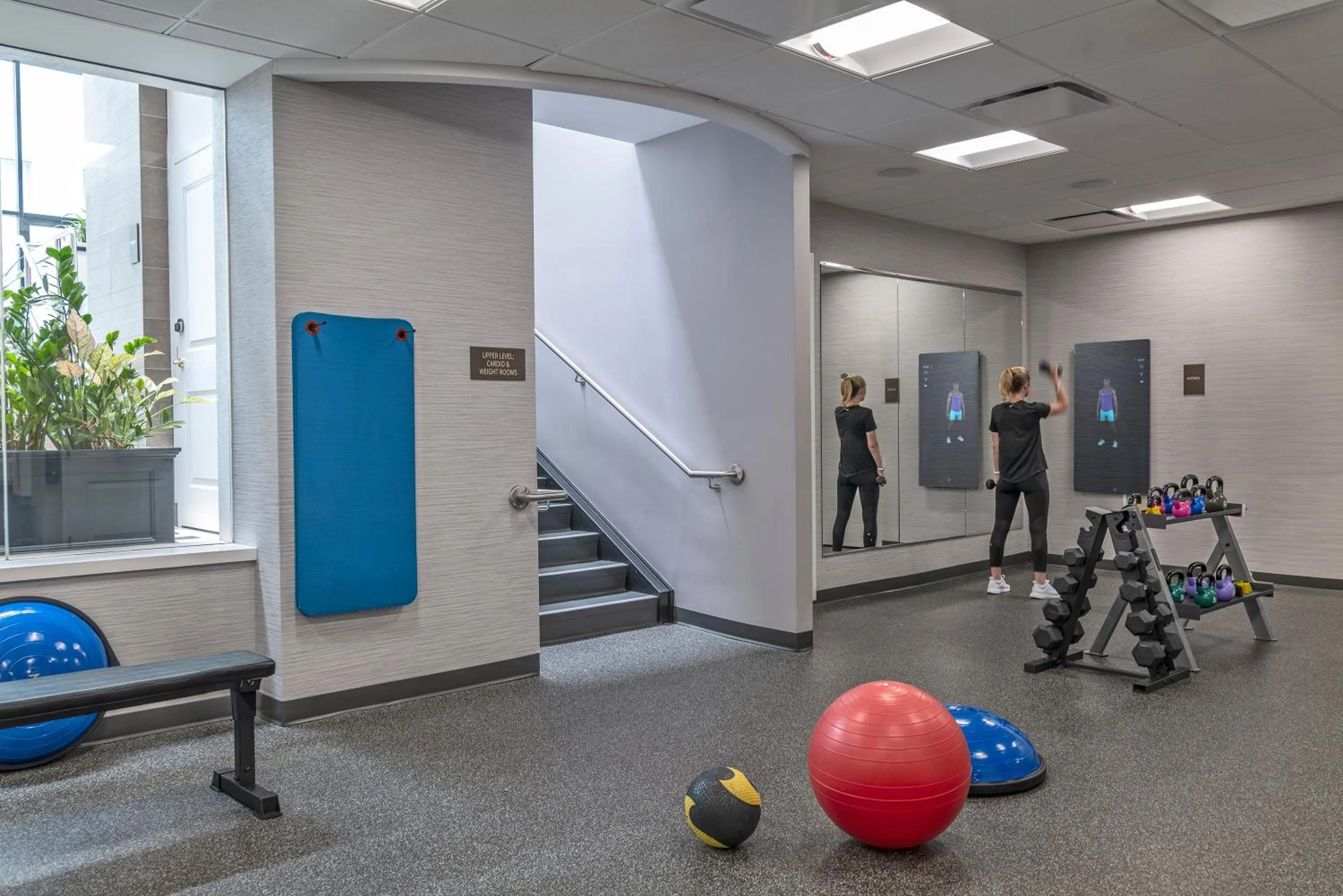 Fitness centre/facilities in The Langham, Boston