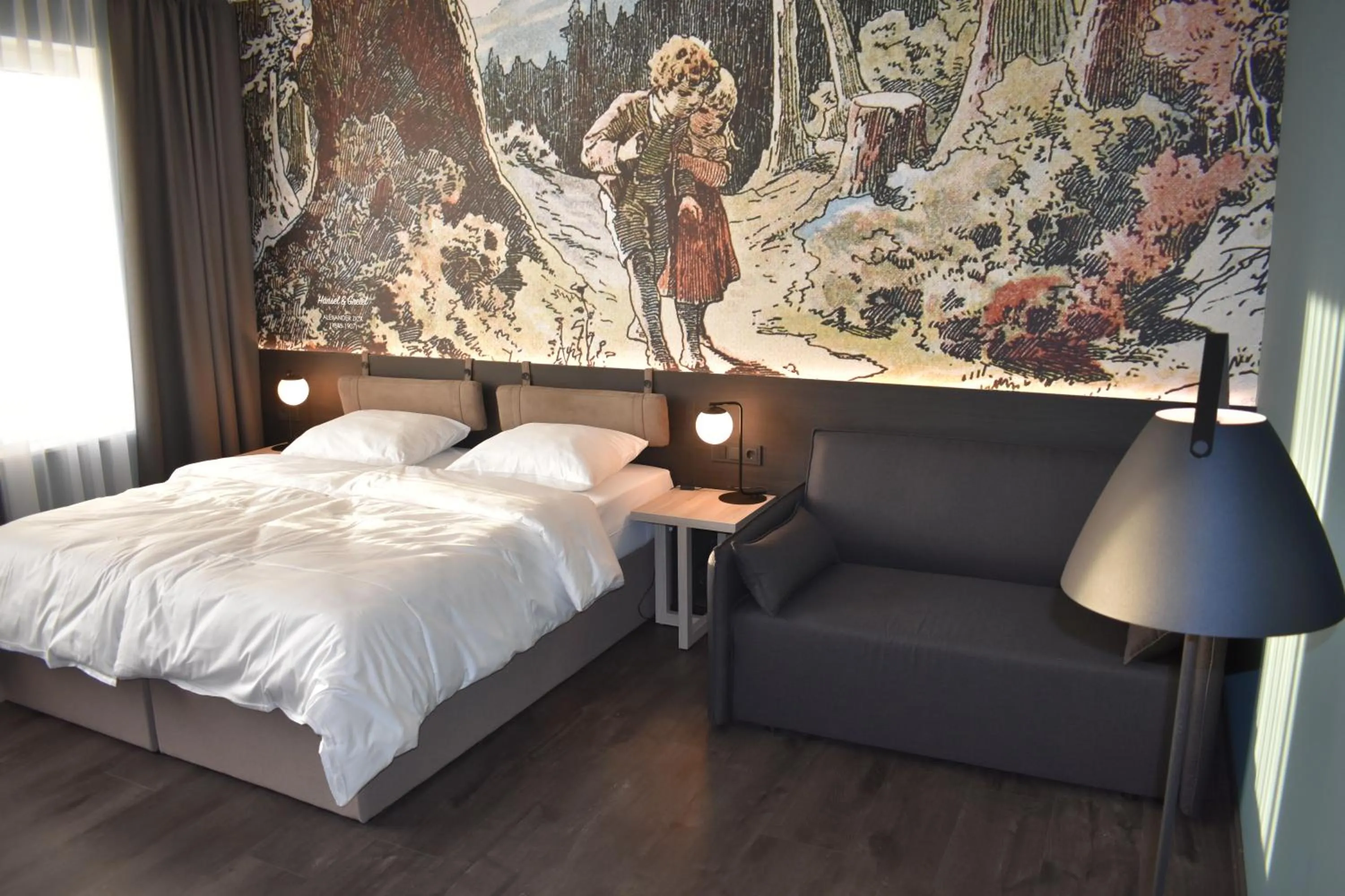 Bed in Hotel Viktorosa