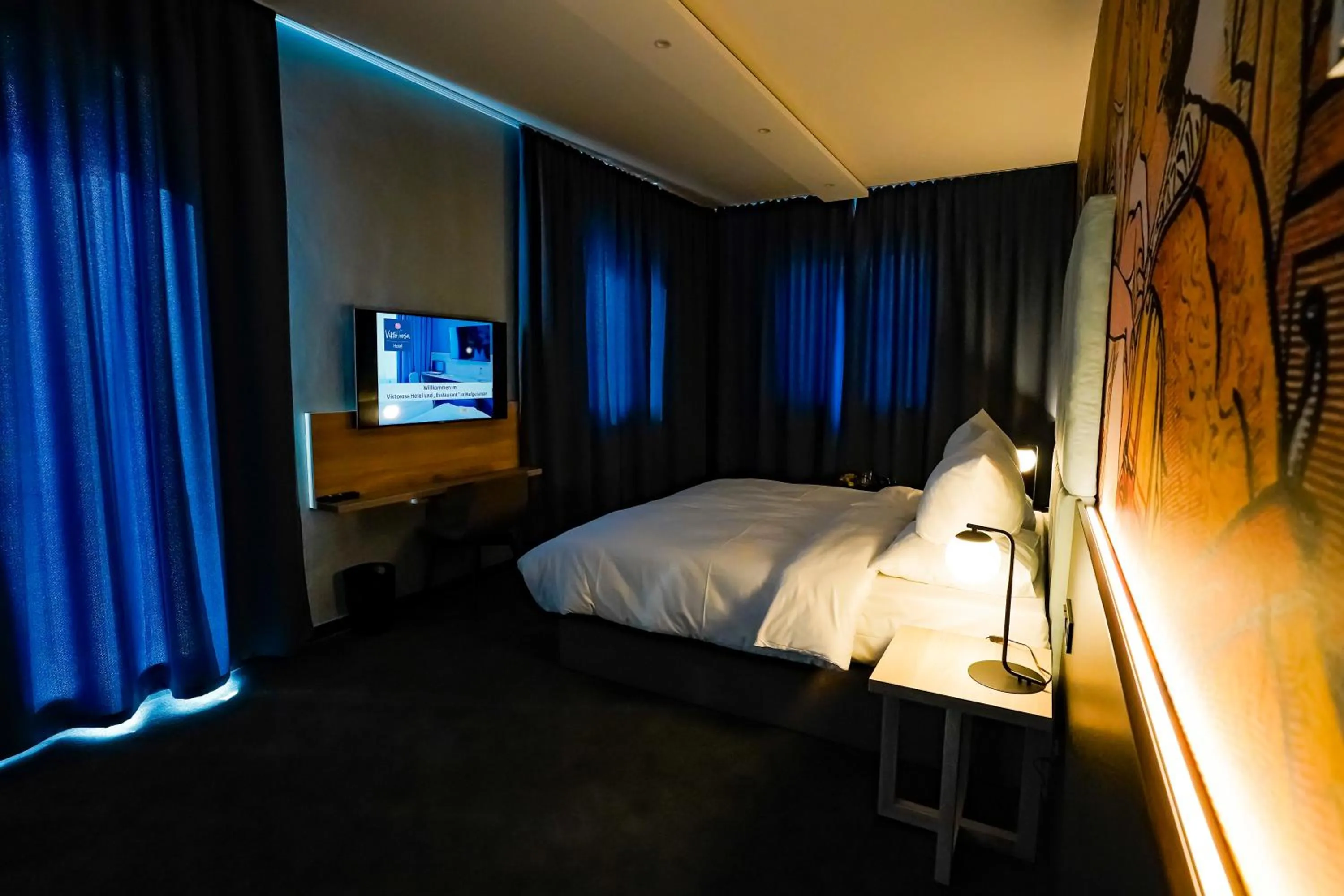 Bed in Hotel Viktorosa