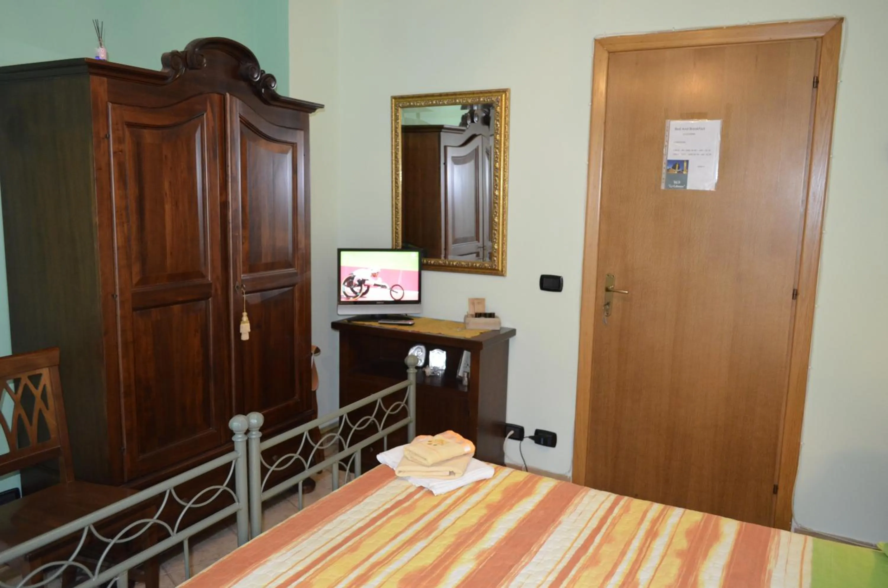 Bedroom, Bed in B&B Le Colonne