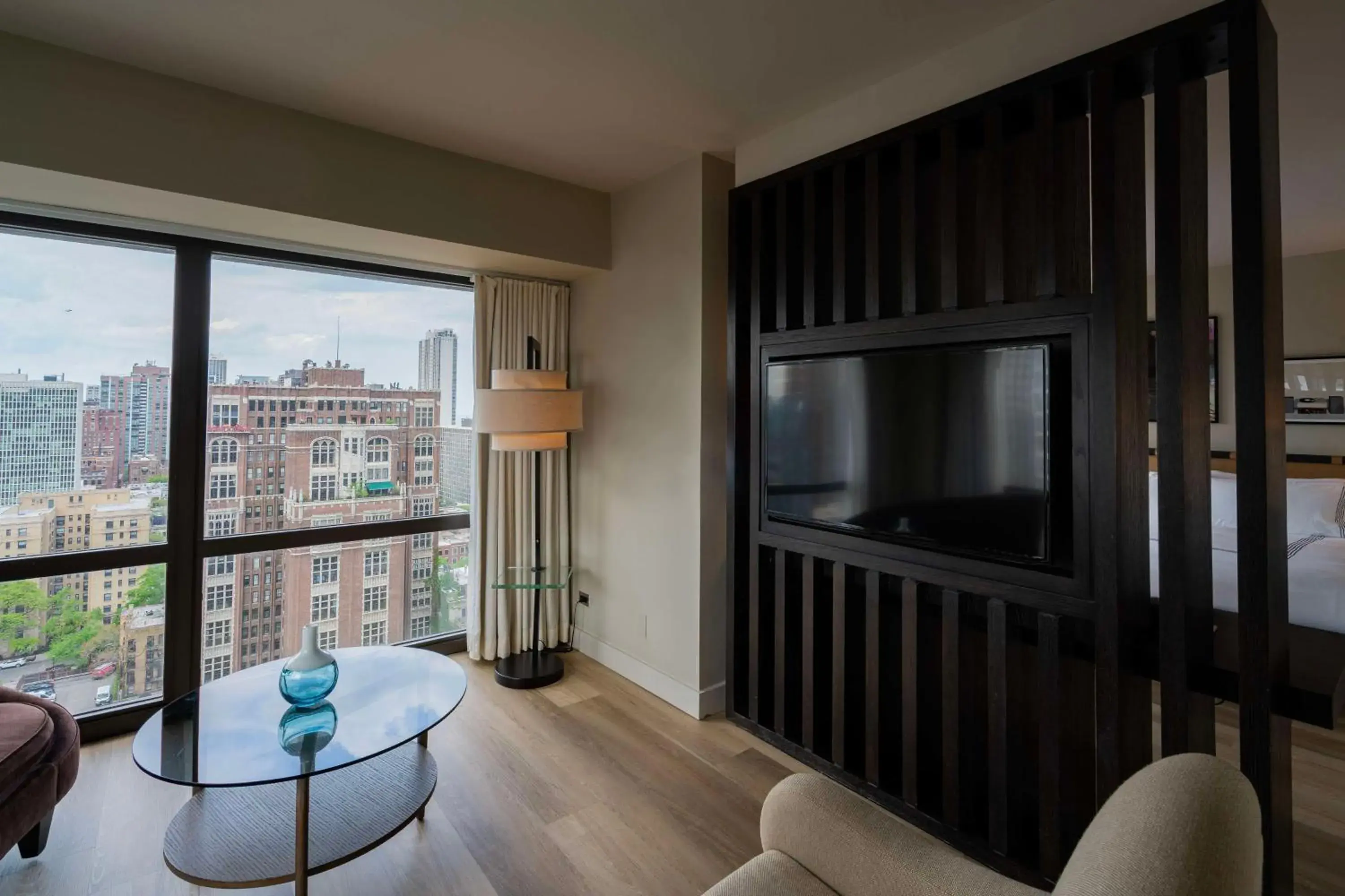 Photo of the whole room in Thompson Chicago, by Hyatt Photo of the whole room in Thompson Chicago, by Hyatt