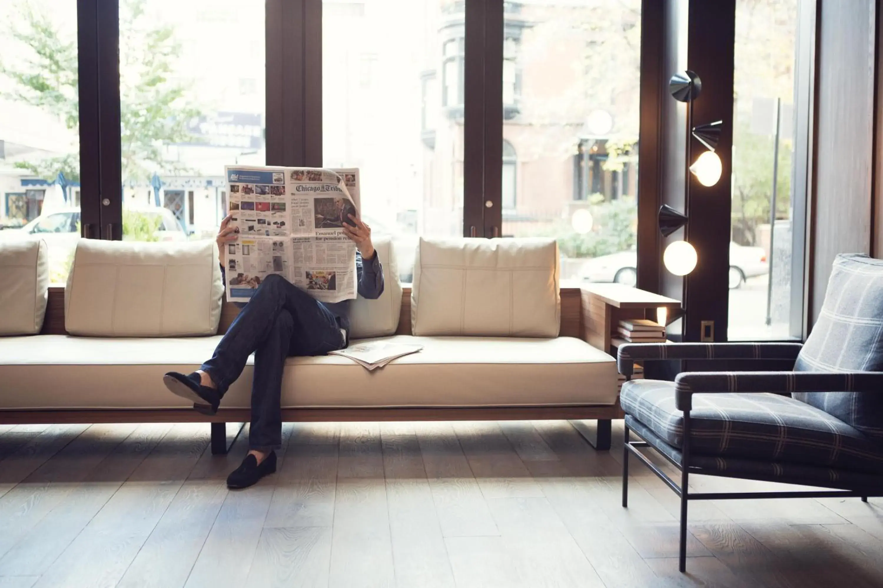 Lobby or reception in Thompson Chicago, by Hyatt Lobby or reception in Thompson Chicago, by Hyatt