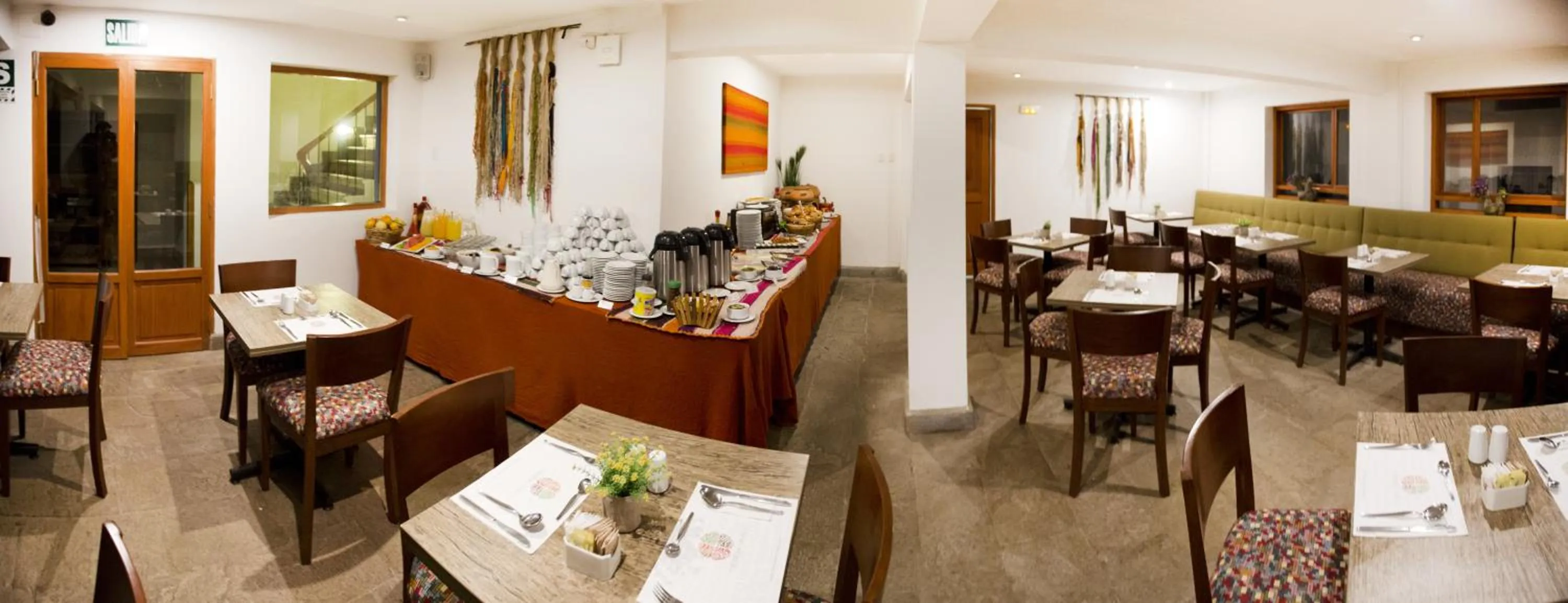 Buffet breakfast in Tierra Viva Cusco Centro