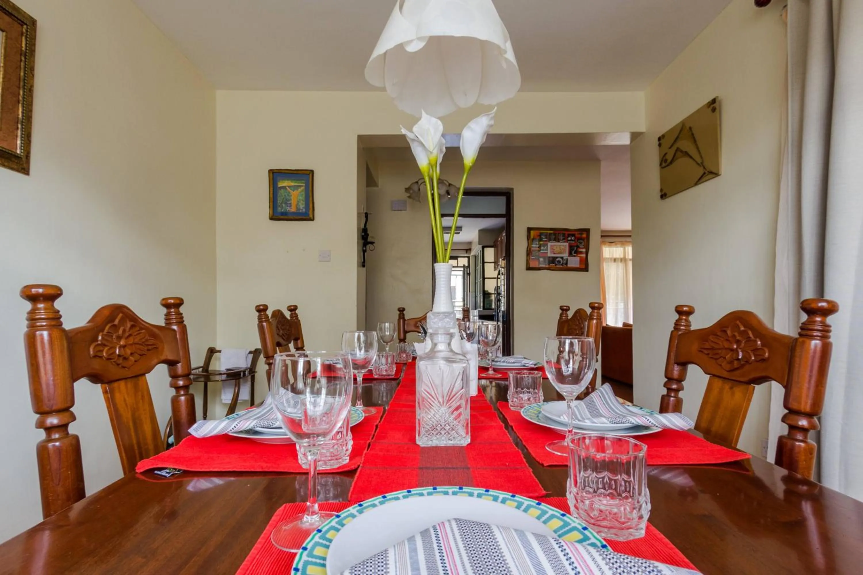 Dining area in Takdiri Homes