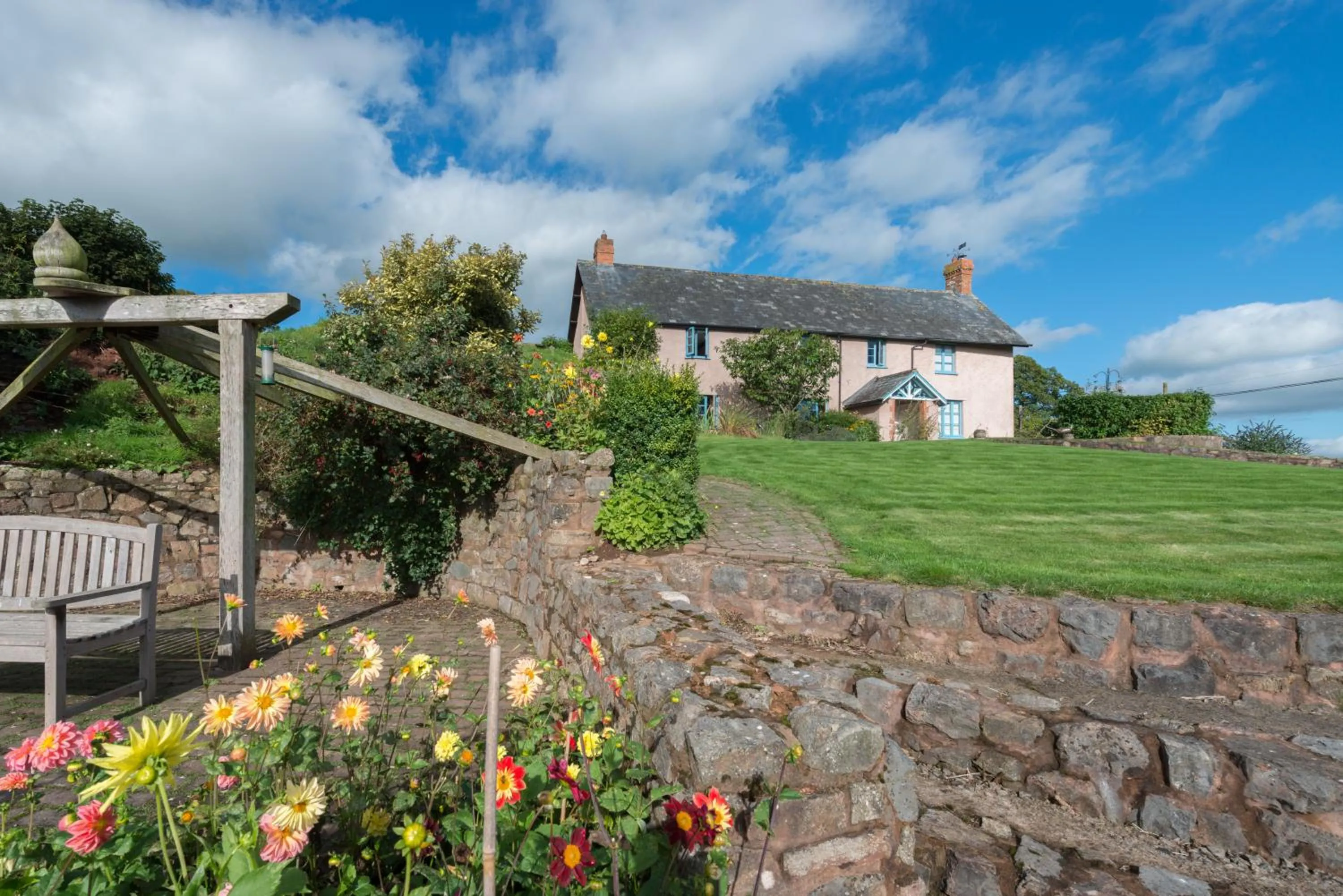 Bird's eye view in The Old Dairy at Bishops Barton