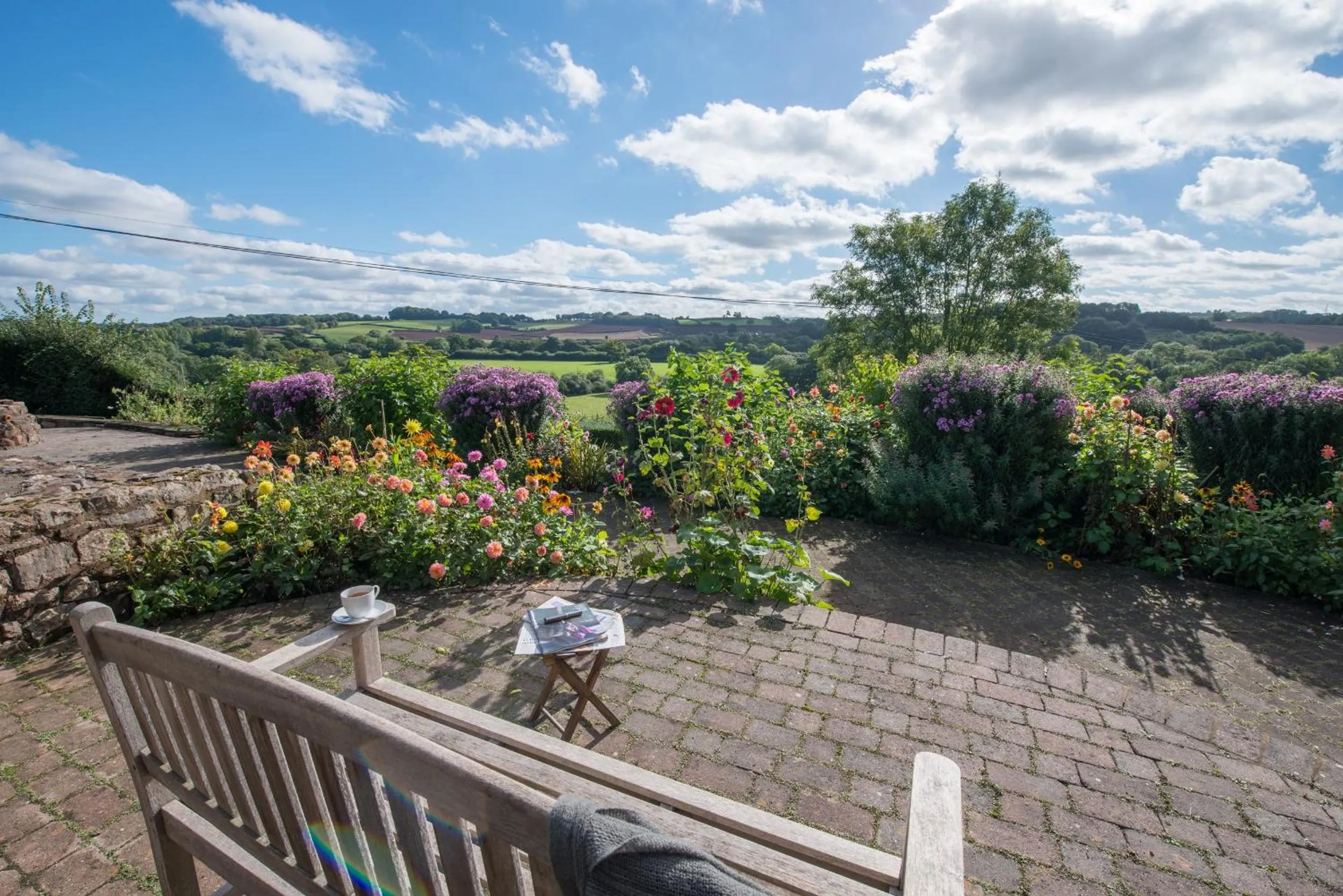 Garden in The Old Dairy at Bishops Barton