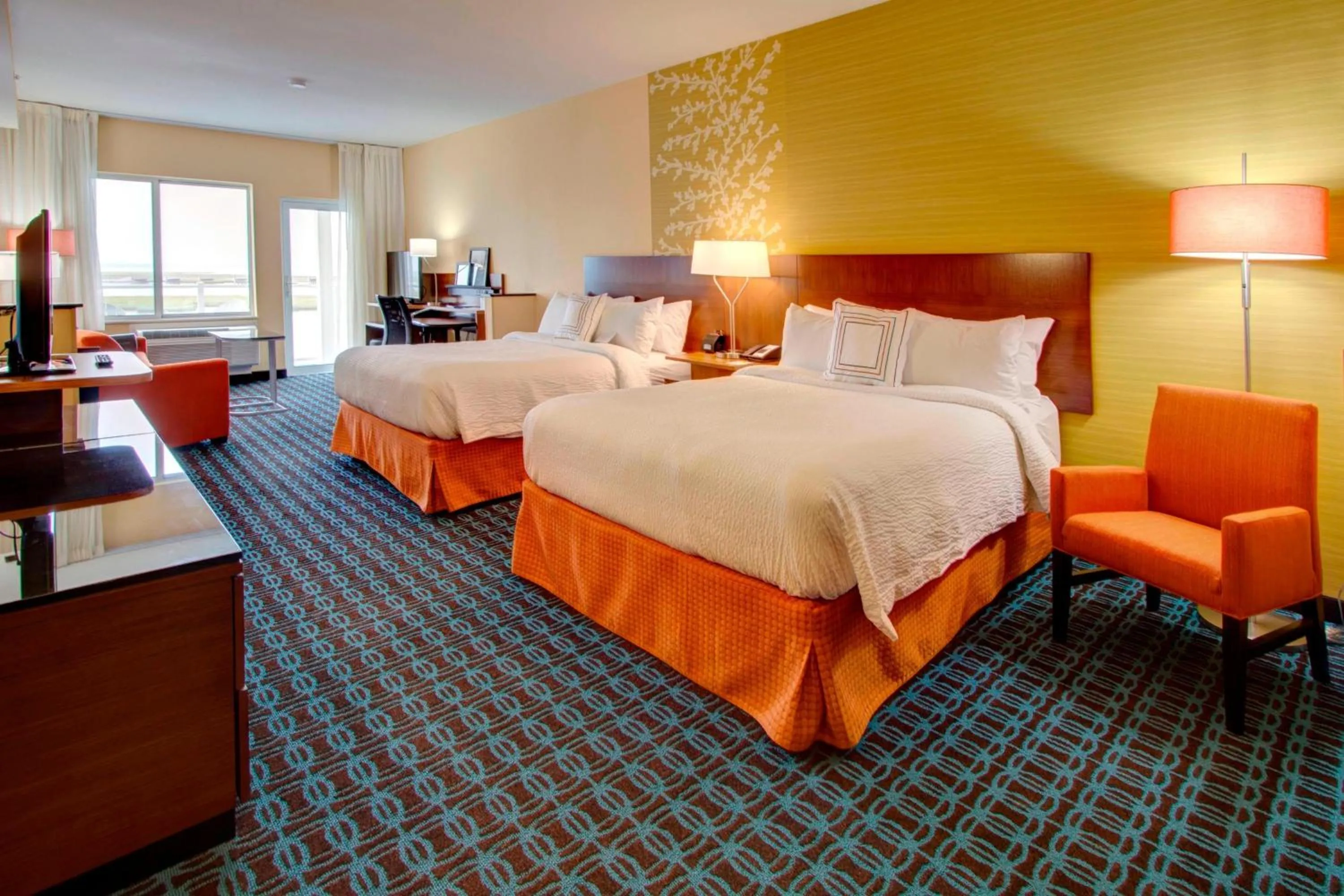 Bedroom, Bed in Fairfield Inn & Suites by Marriott Chincoteague Island Waterfront