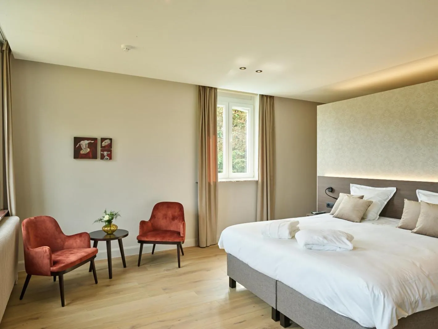 Bed in Boutique Hotel Ter Wallen