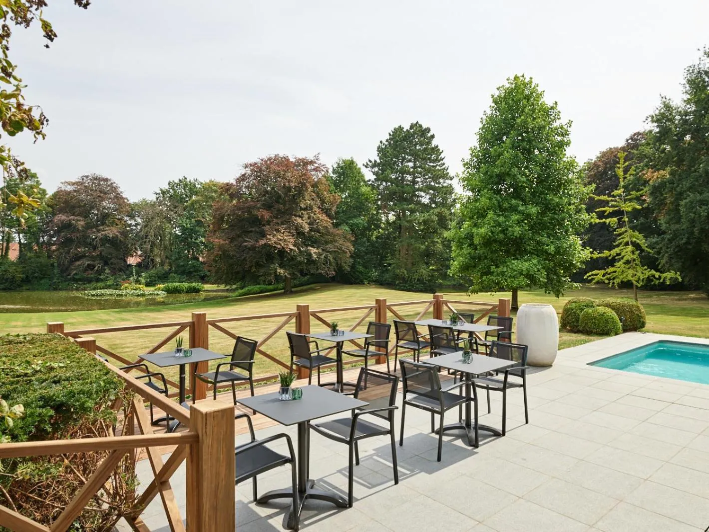 Swimming pool in Boutique Hotel Ter Wallen