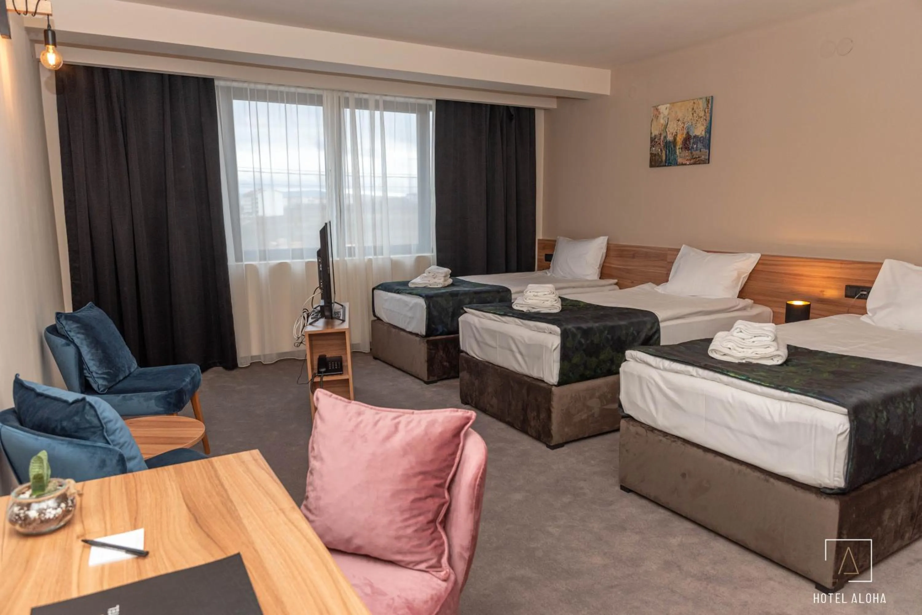 Photo of the whole room in Hotel Aloha