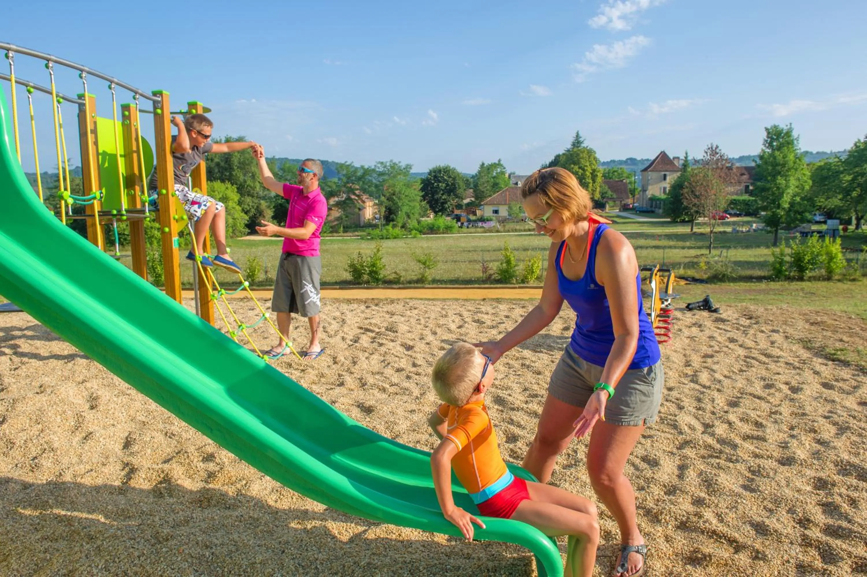 Children play ground in Résidence Goélia Le Hameau de la Vézère