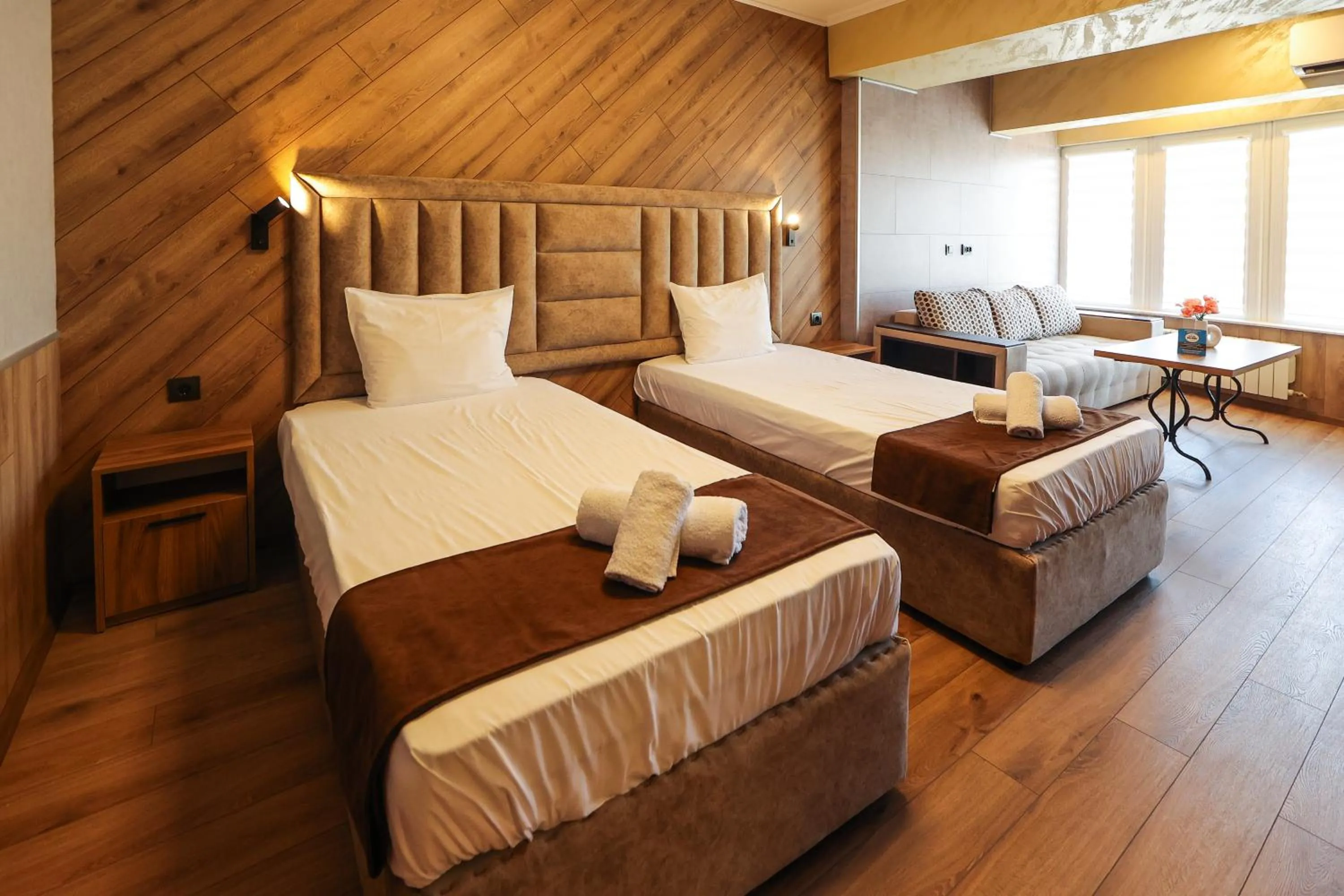 Bed in Family Hotel Gotse Delchev