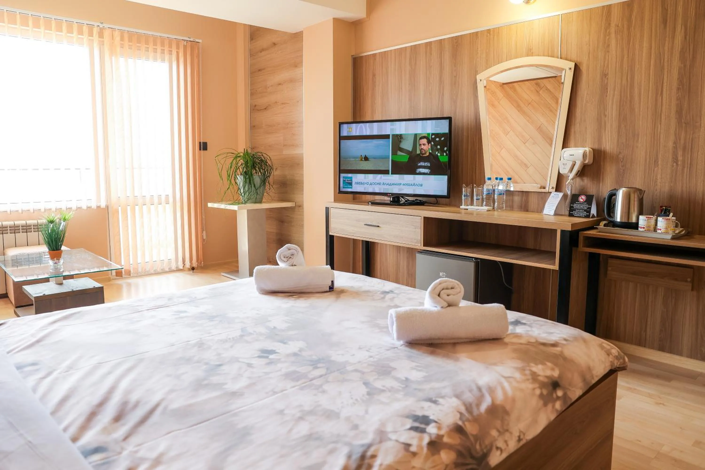 Bed in Family Hotel Gotse Delchev