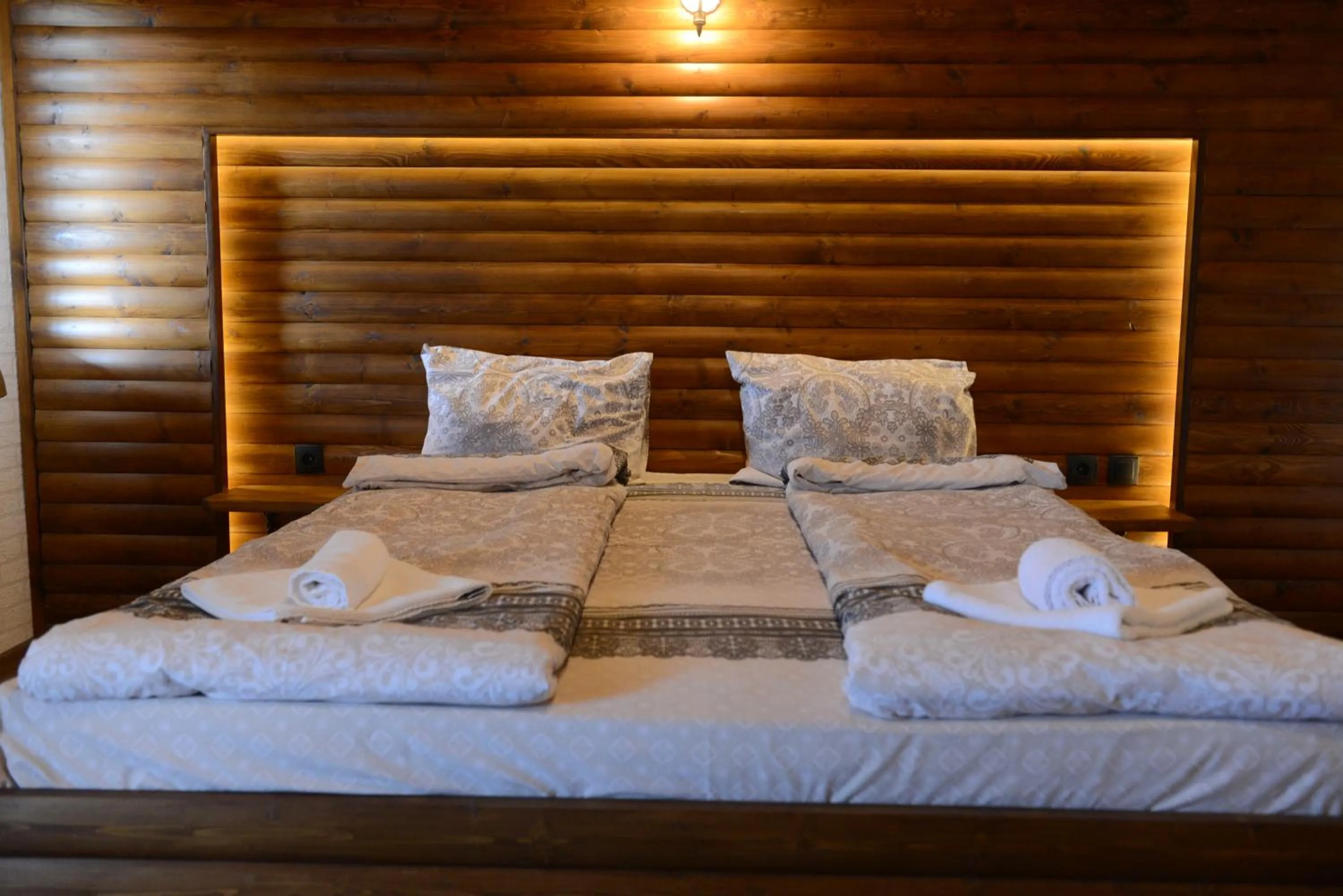 Bed in Family Hotel Gotse Delchev