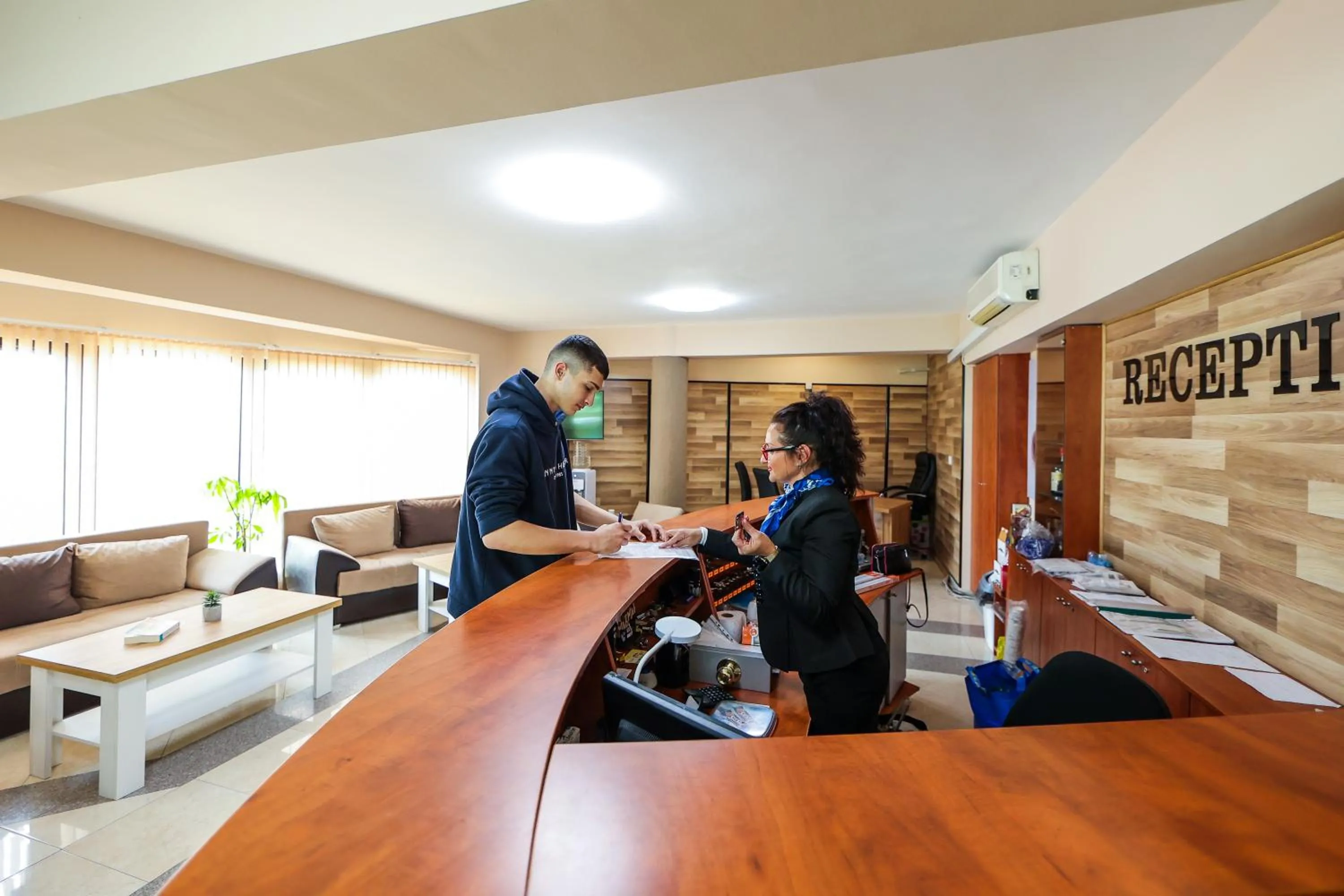 Lobby or reception in Family Hotel Gotse Delchev
