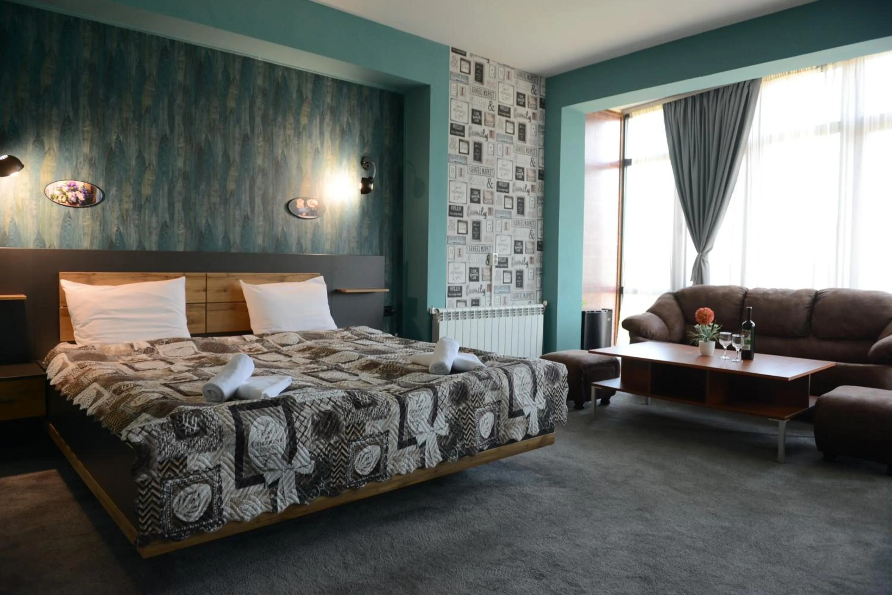 Bed in Family Hotel Gotse Delchev