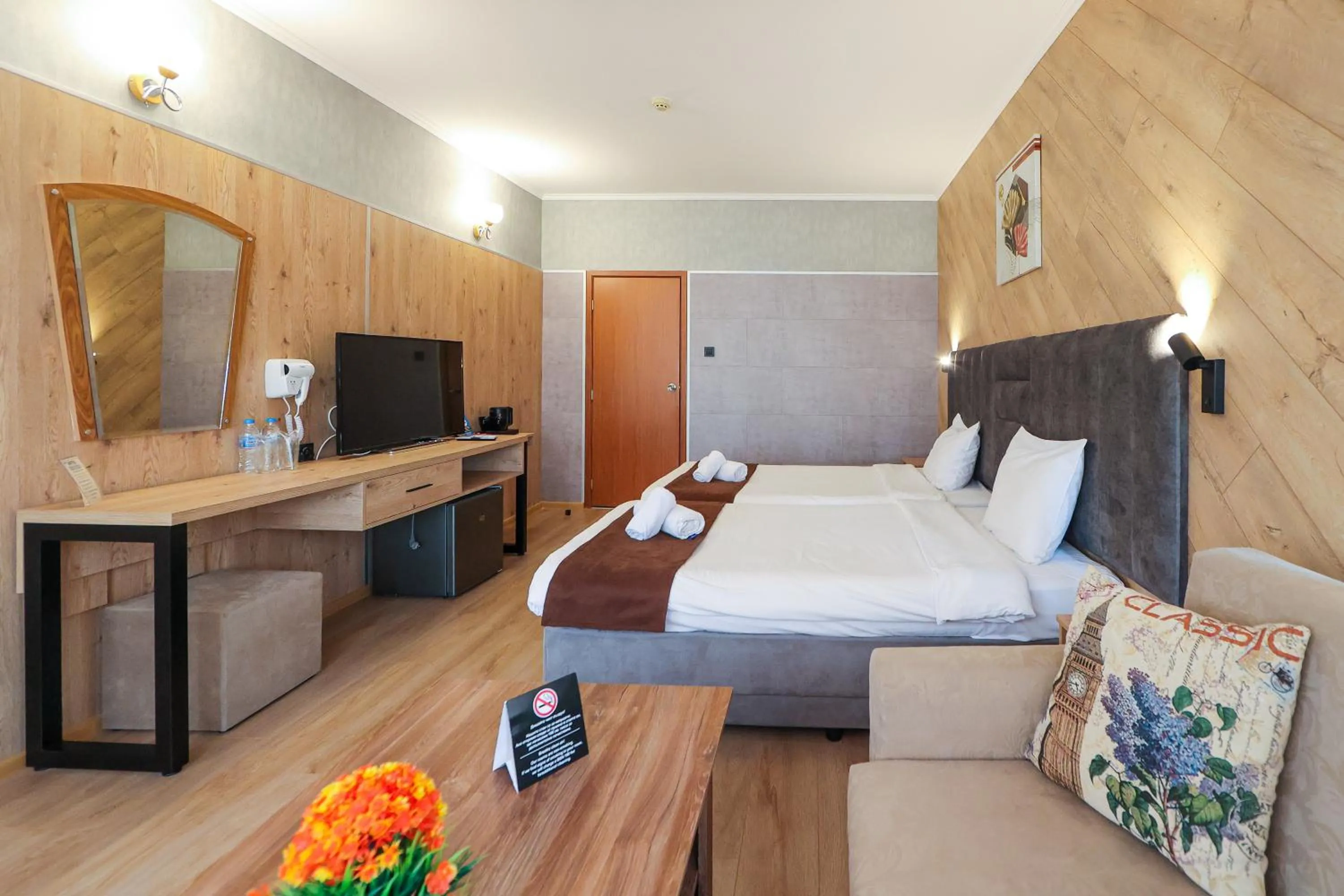 Bed in Family Hotel Gotse Delchev