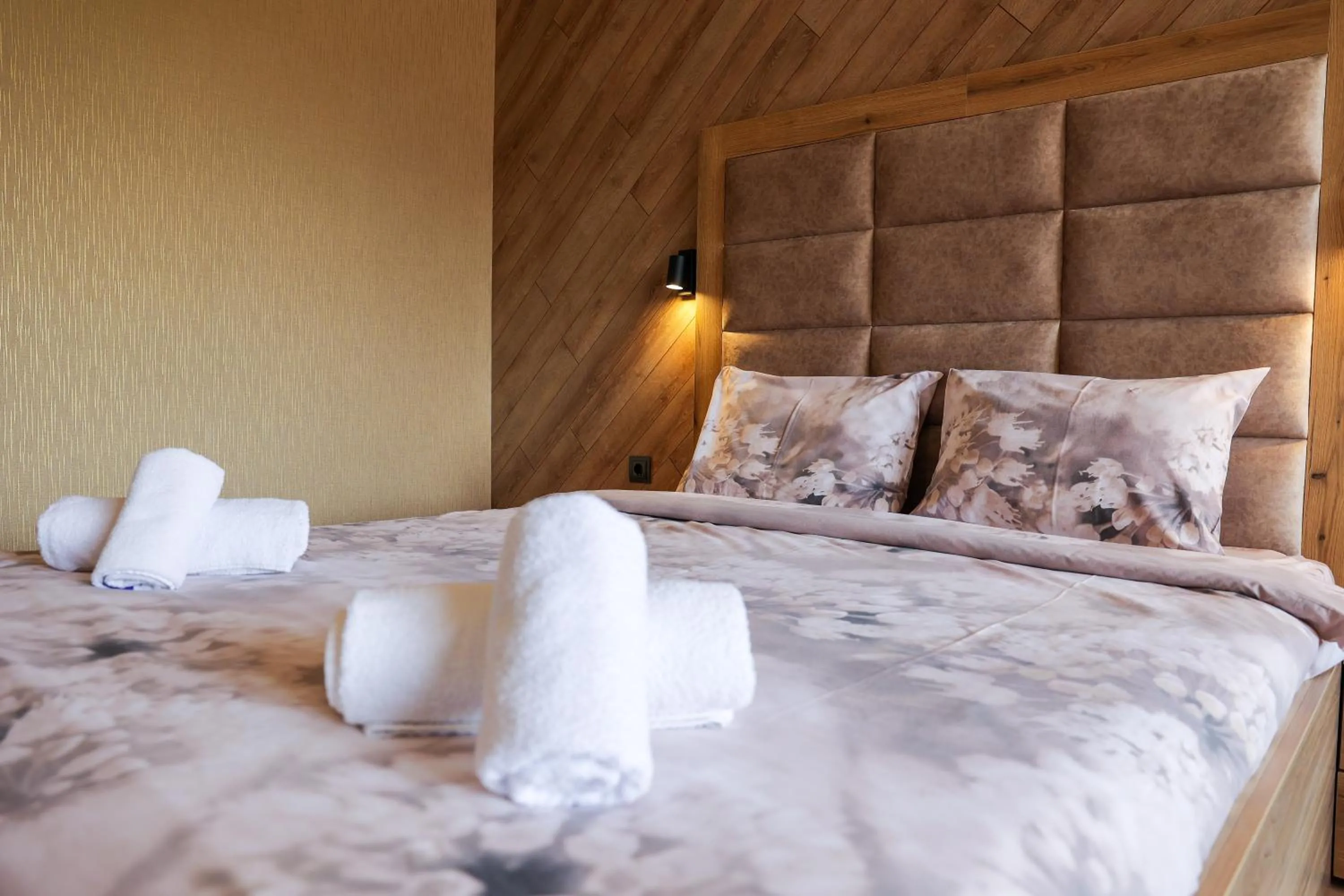 Bed in Family Hotel Gotse Delchev