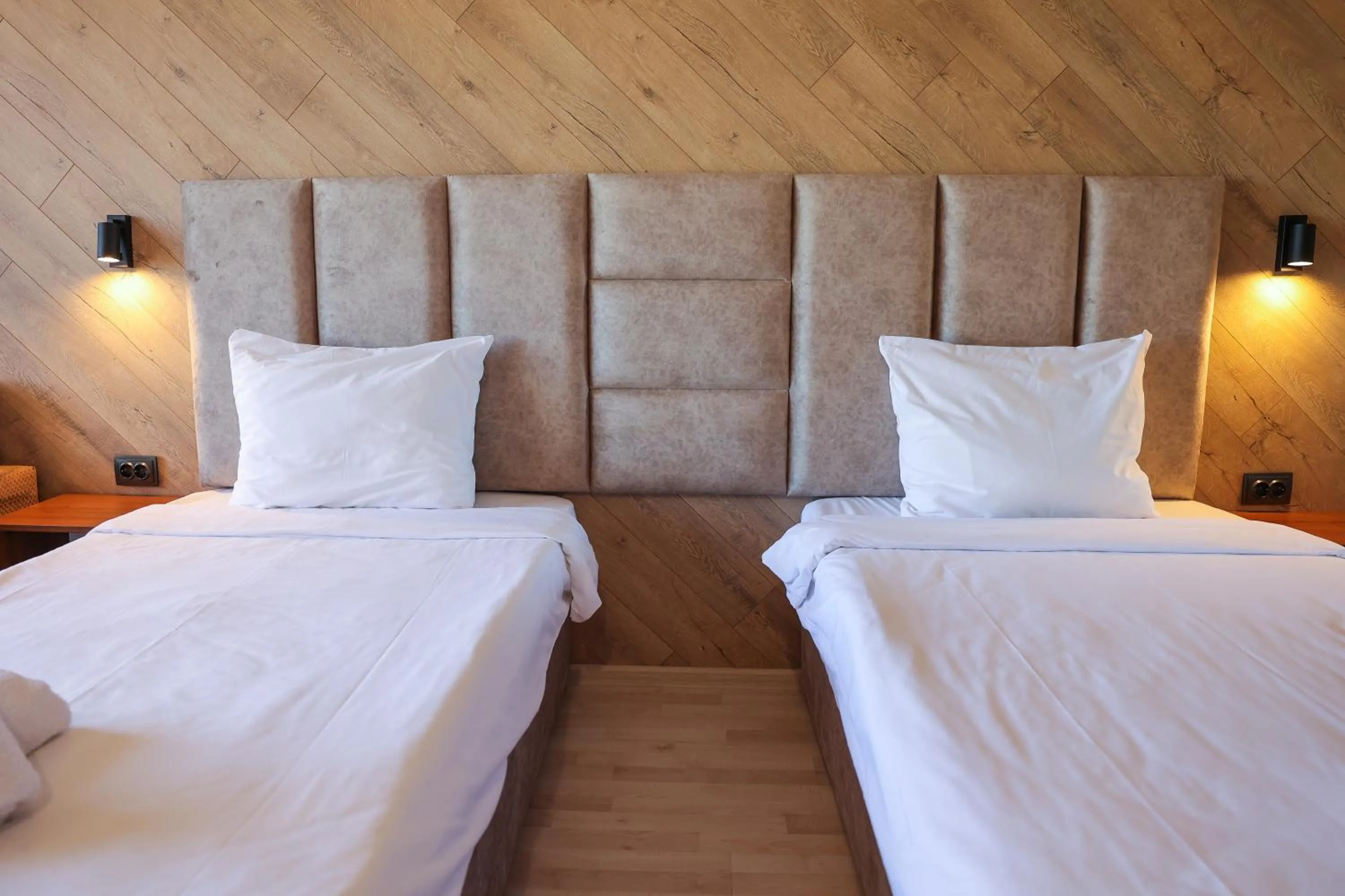 Bed in Family Hotel Gotse Delchev