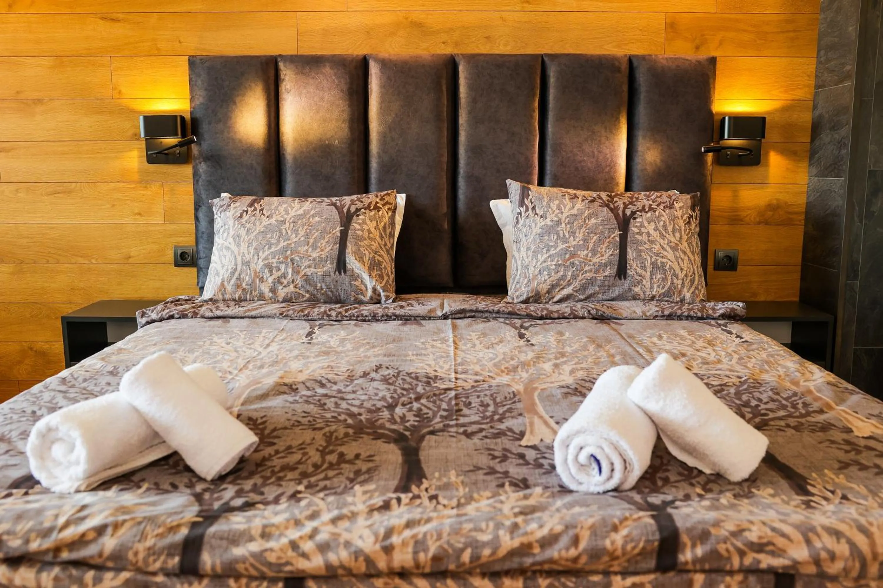 Bed in Family Hotel Gotse Delchev