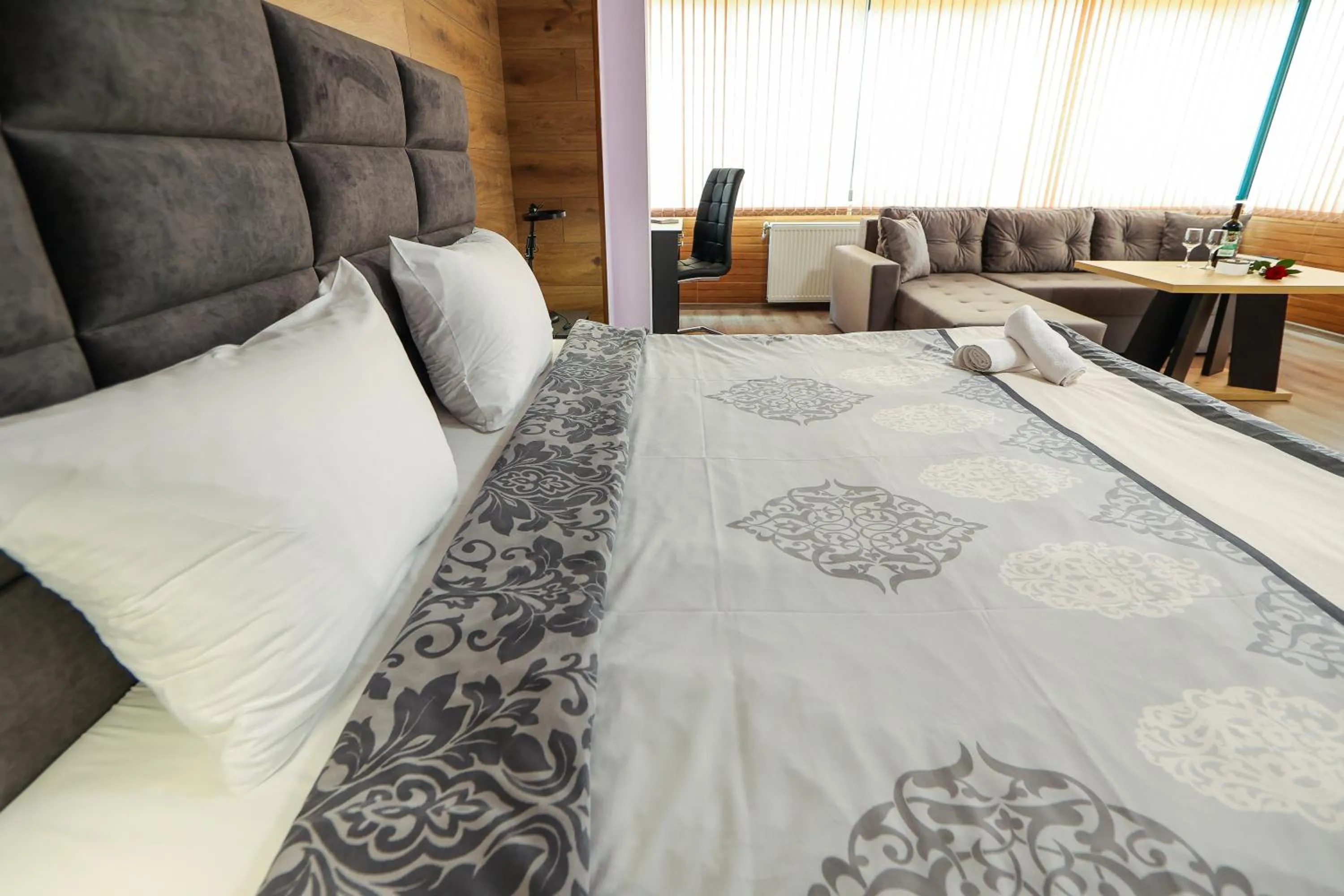 Bed in Family Hotel Gotse Delchev